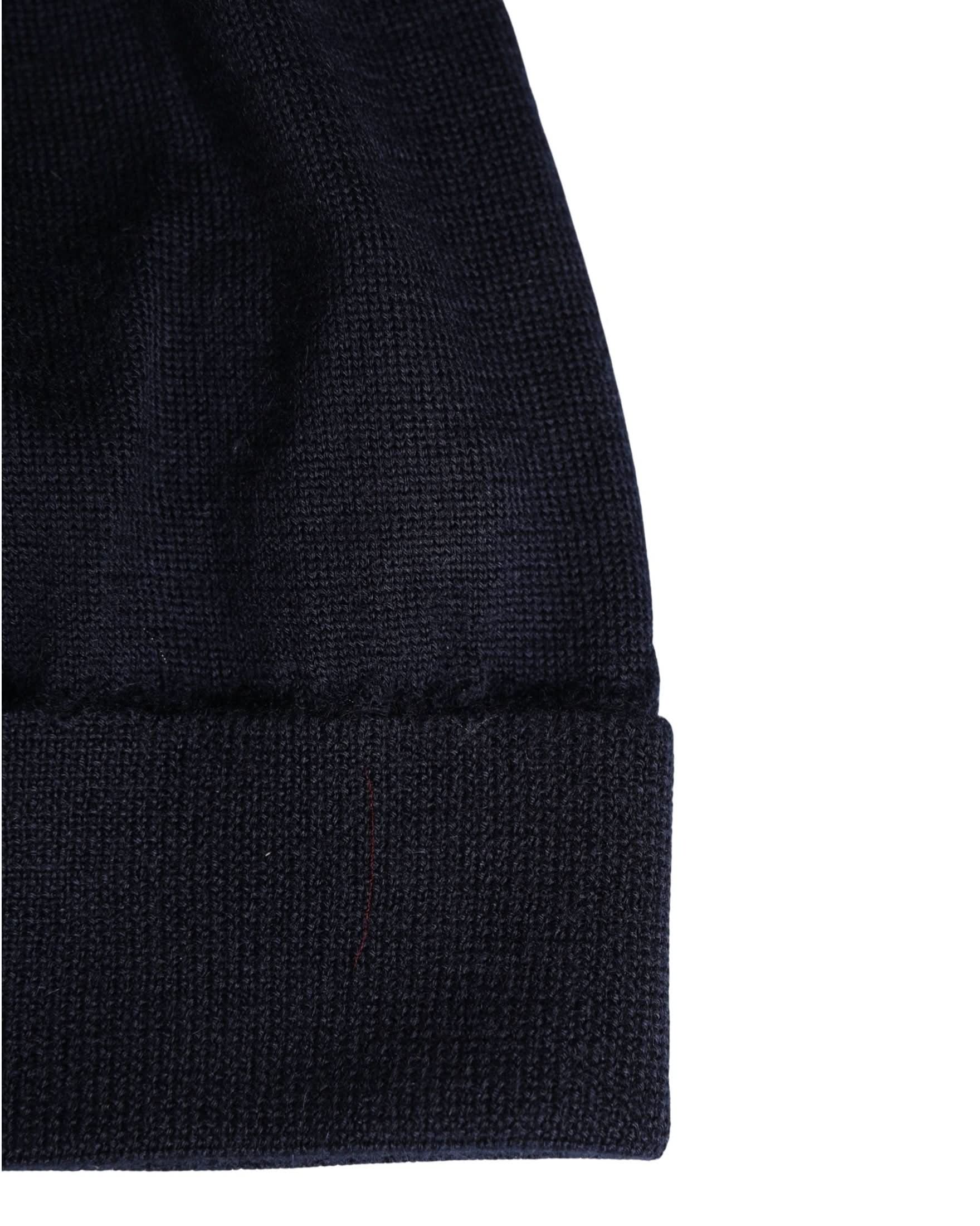 Dolce & Gabbana Black Cashmere Knitted Winter Beanie Hat Glam Steals