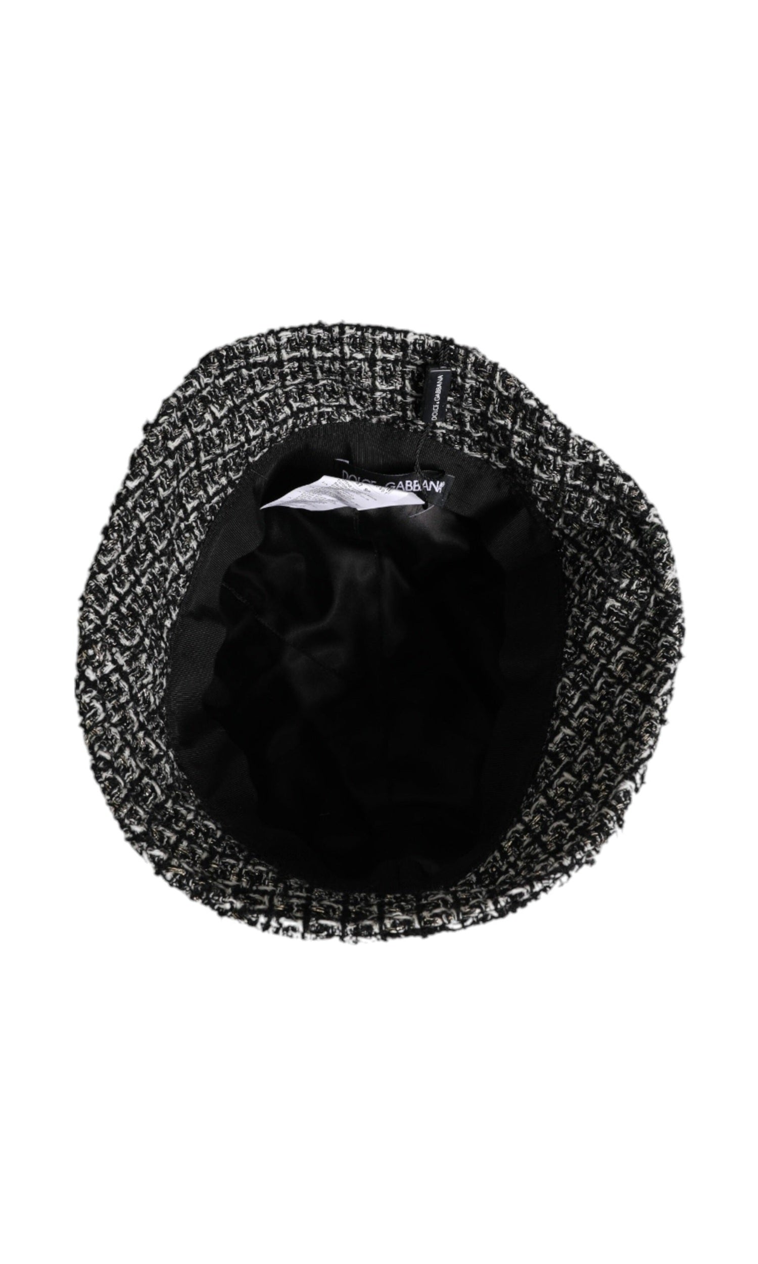 Dolce & Gabbana Black Cotton Blend Bucket Hat Glam Steals