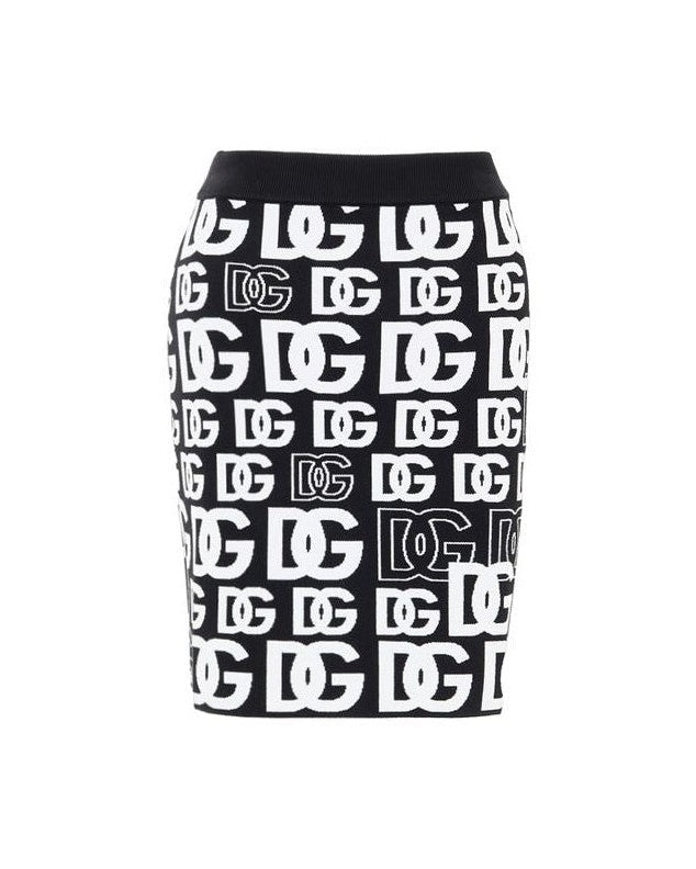 Dolce & Gabbana Black Cotton Mini Skirt Glam Steals