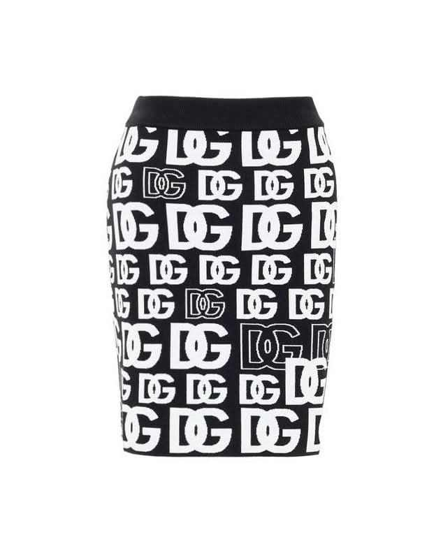 Dolce & Gabbana Black Cotton Mini Skirt