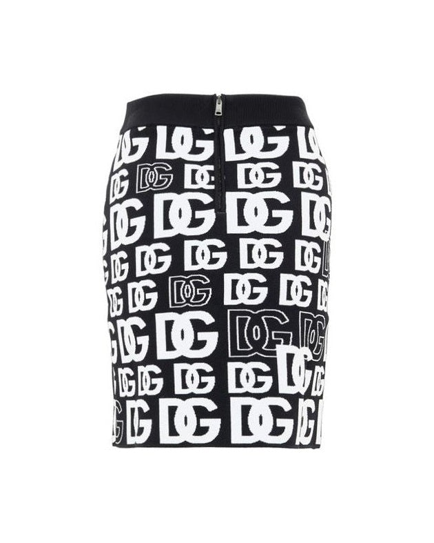 Dolce & Gabbana Black Cotton Mini Skirt Glam Steals