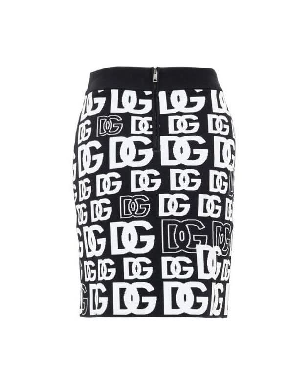 Dolce & Gabbana Black Cotton Mini Skirt