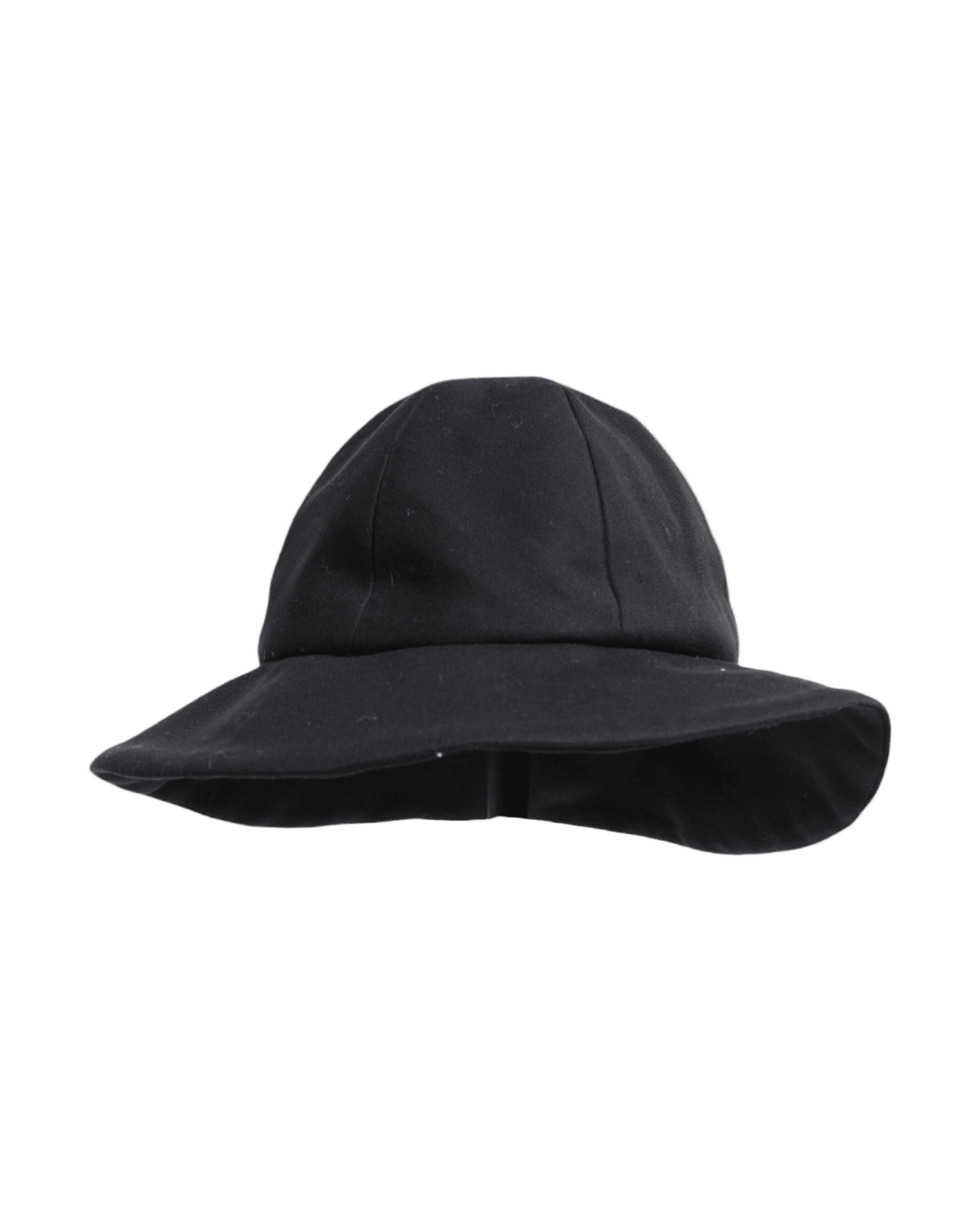 Dolce & Gabbana Black Cotton Wide Brim Bucket Hat Hats