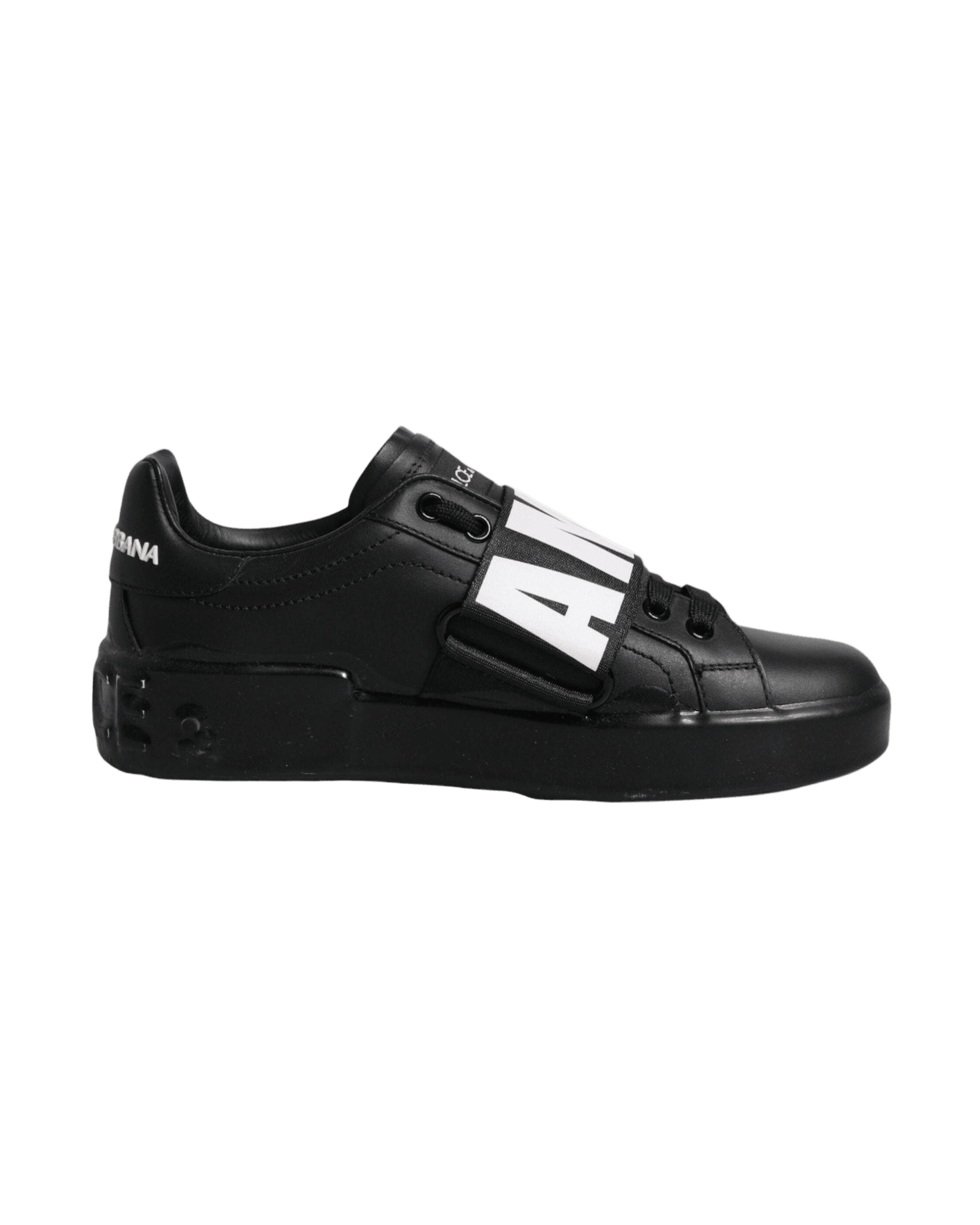Dolce & Gabbana Black Dg Amore Low Top Sneakers Shoes Sneakers