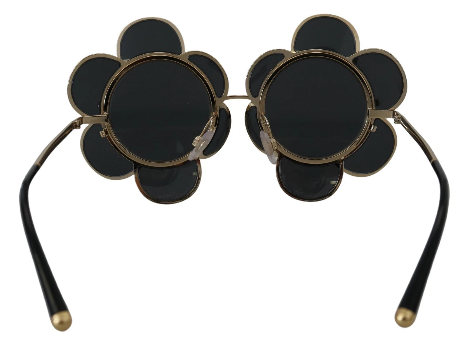Dolce & Gabbana Black Dg2201 Lens Gold Frame Limited Edition Sunglasses Glam Steals