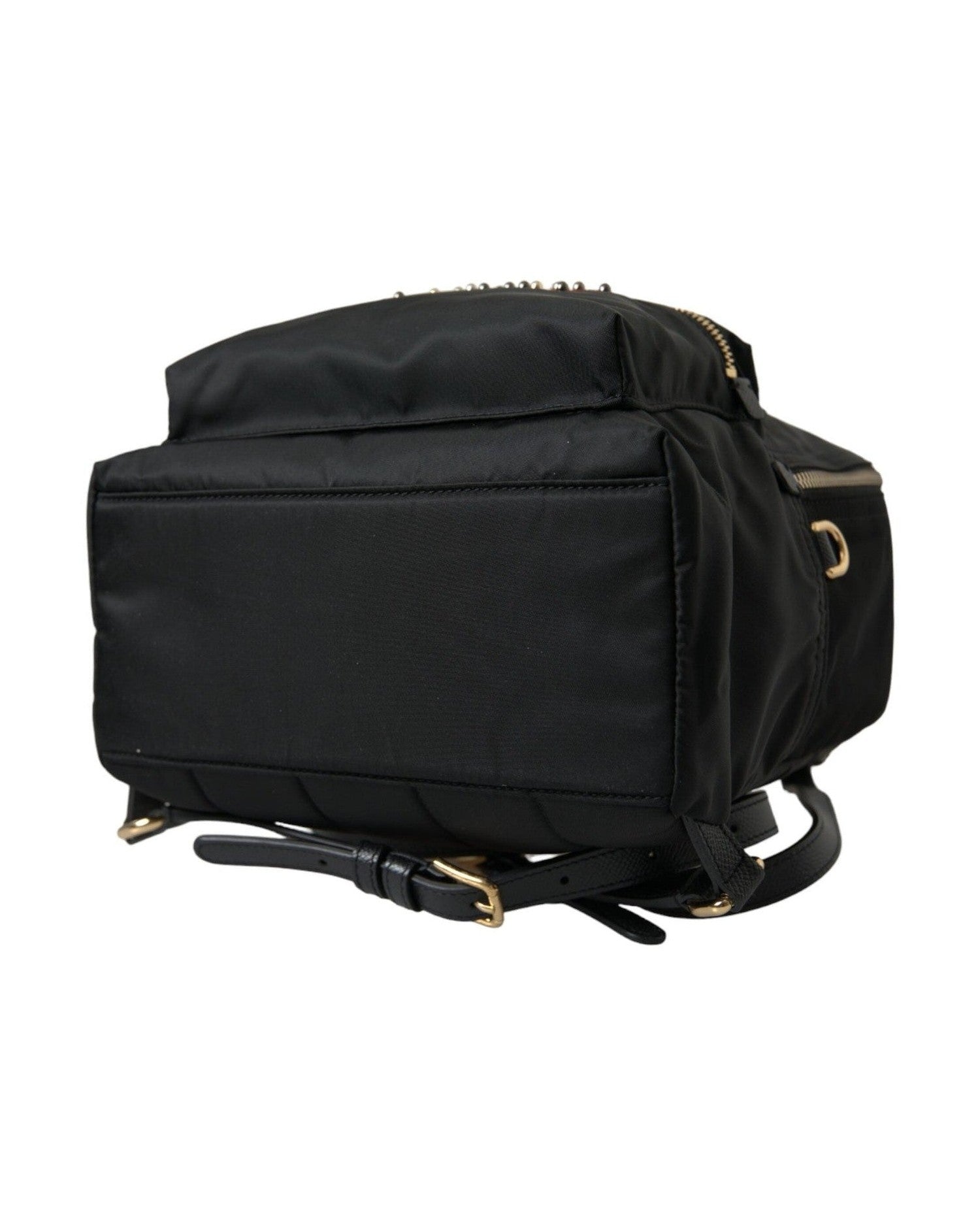 Dolce & Gabbana Black Elegant Embellished Backpack Glam Steals