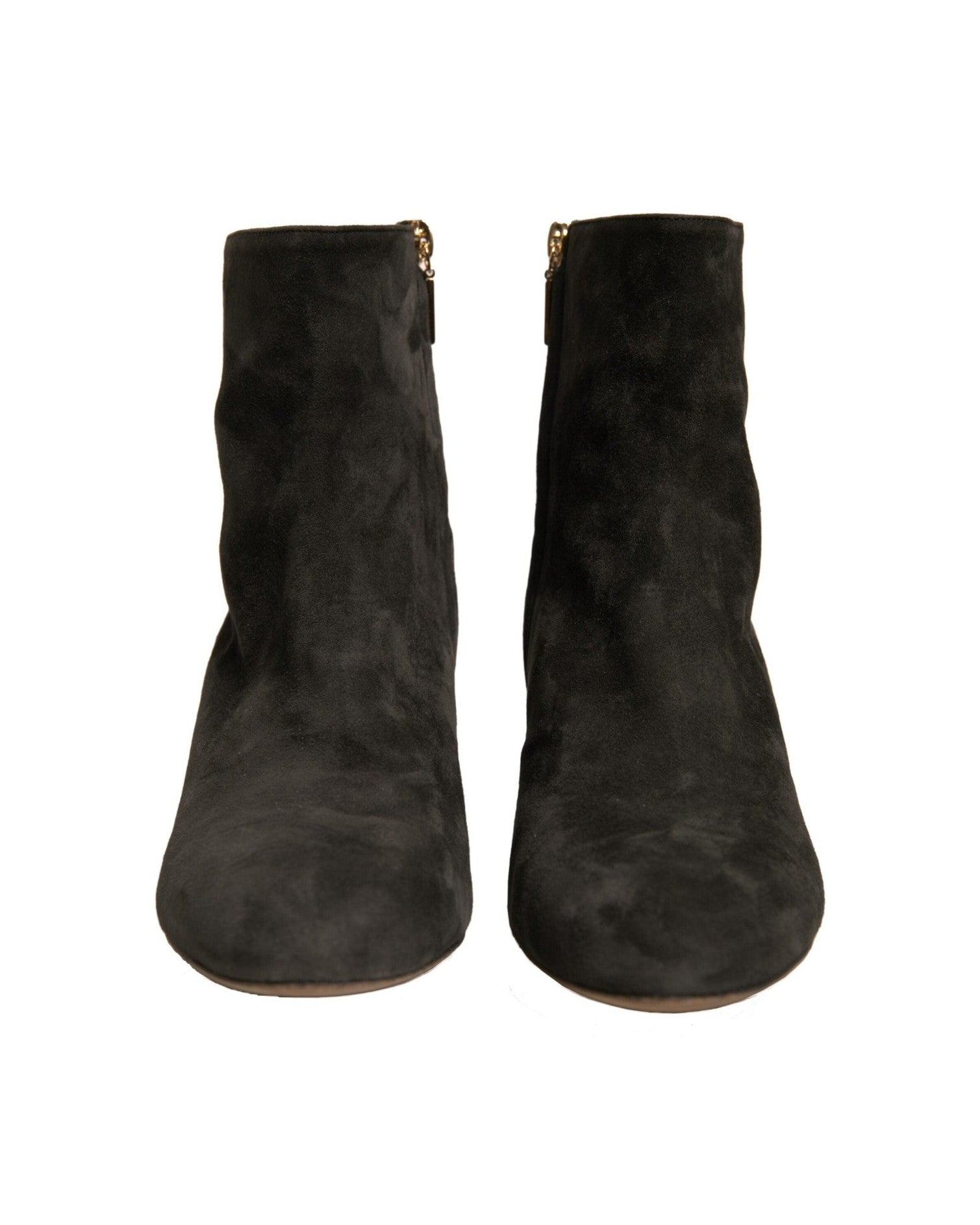 Dolce & Gabbana Black Embellished Heel Ankle Boots Shoes Glam Steals