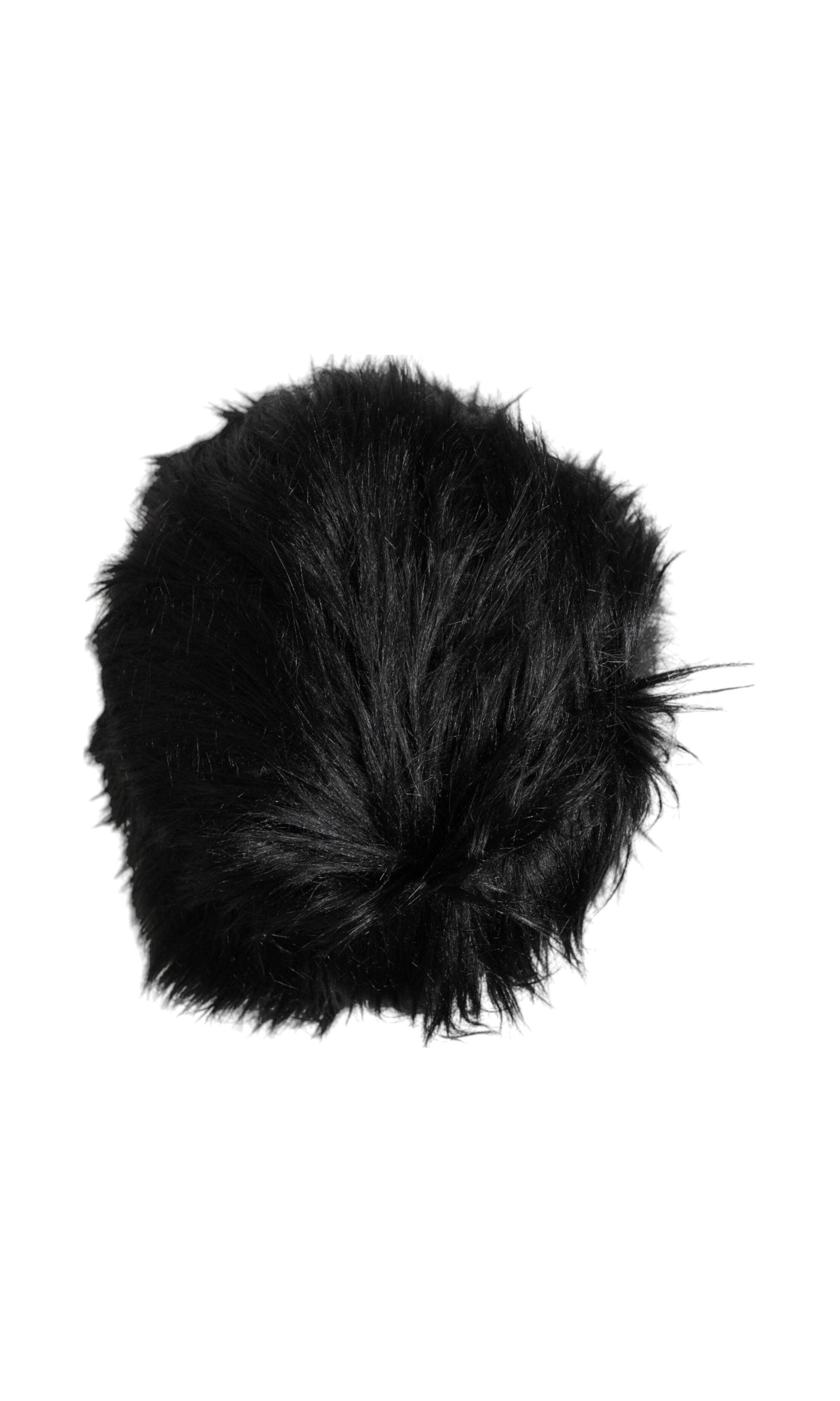 Dolce & Gabbana Black Faux Fur Bucket Hat Glam Steals
