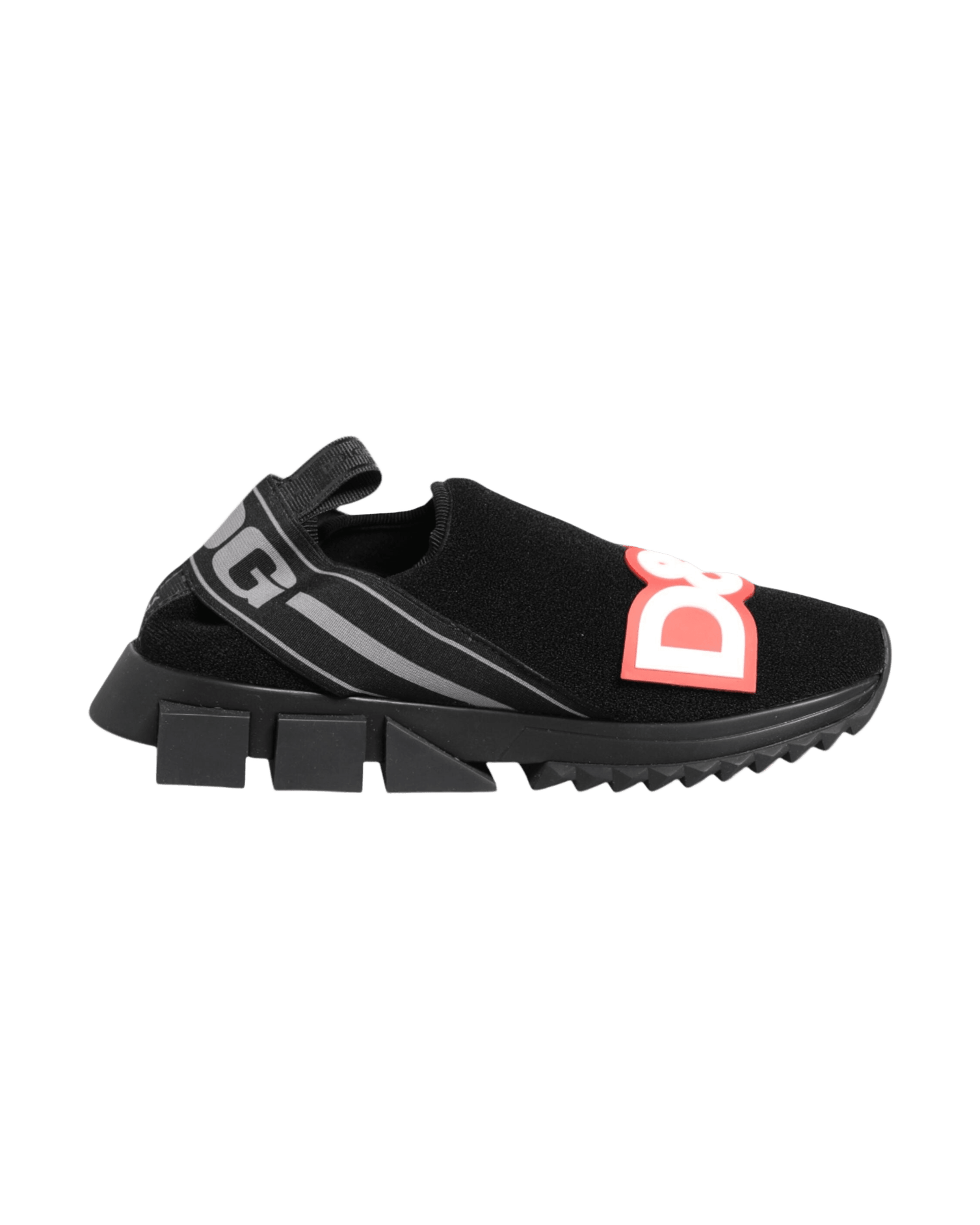 Dolce & Gabbana Black Slip On Sorrento Sneakers Shoes Sneakers