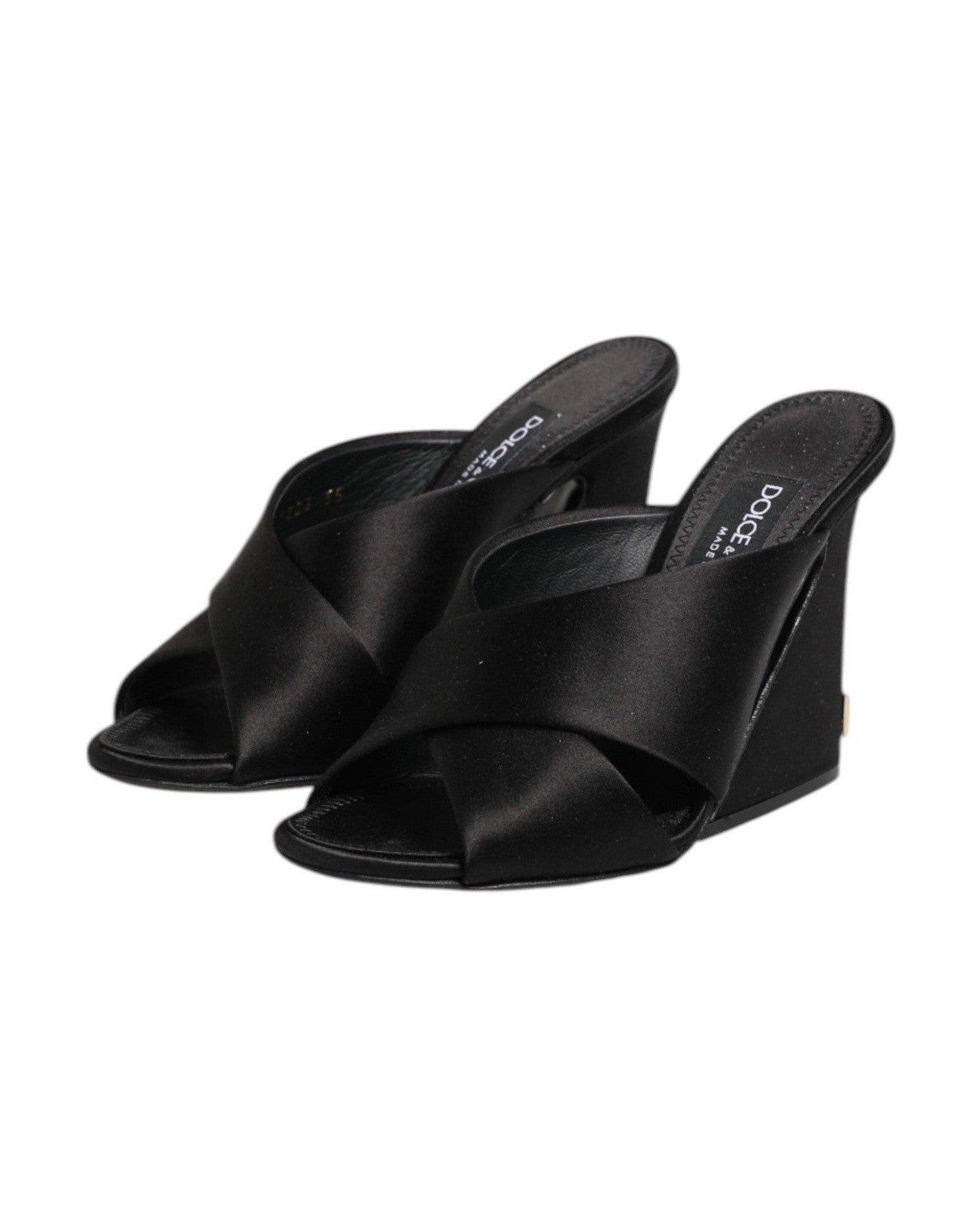 Dolce & Gabbana Black Keira Baroque High Heel Sandals Shoes Heels