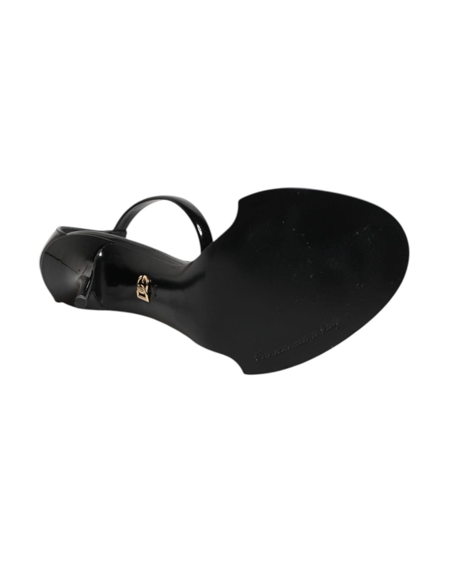 Dolce & Gabbana Black Keira Pearl Embellished Sandals Shoes Glam Steals