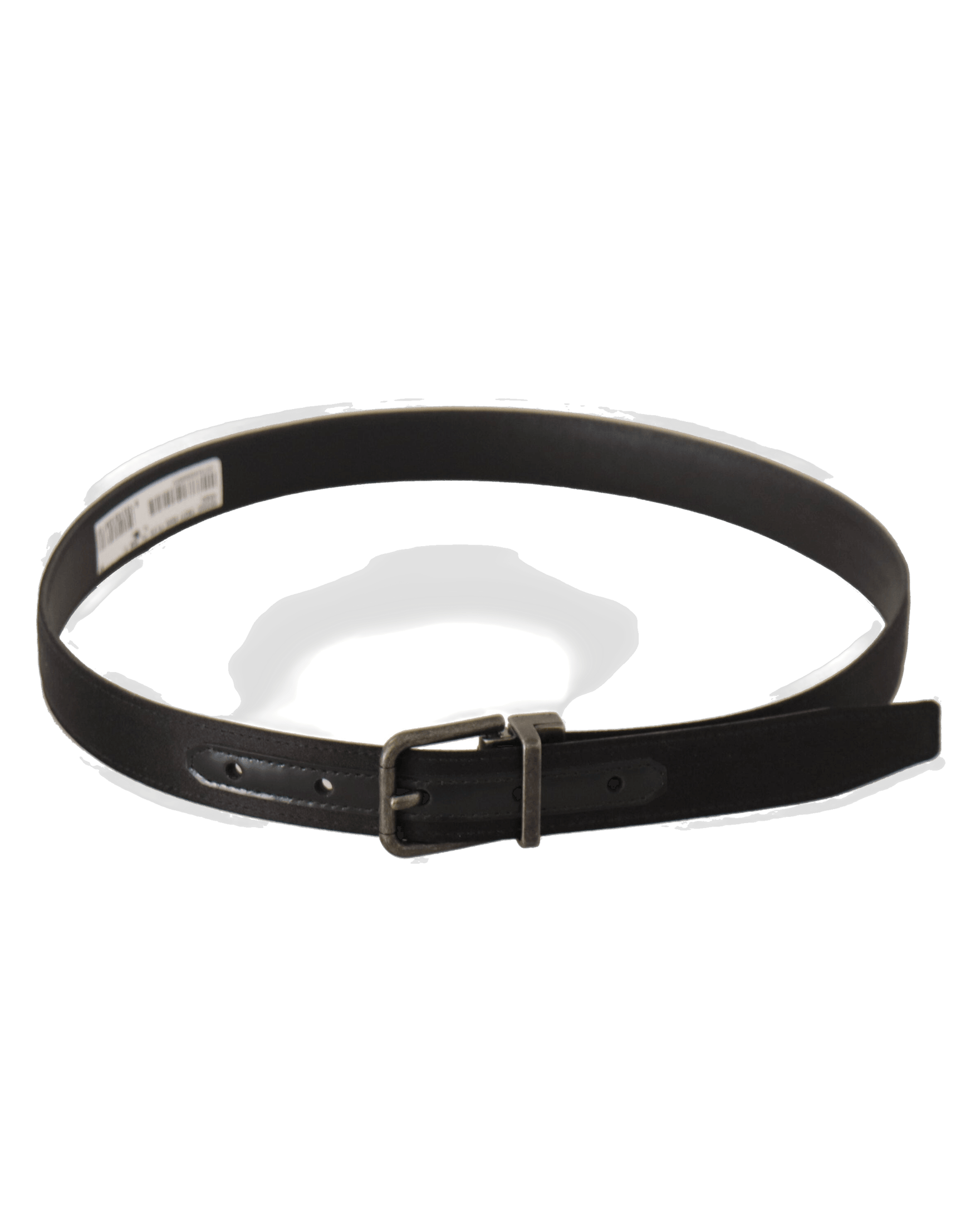 Dolce & Gabbana Black Leather Calfskin Vintage Metal Buckle Belt Belts