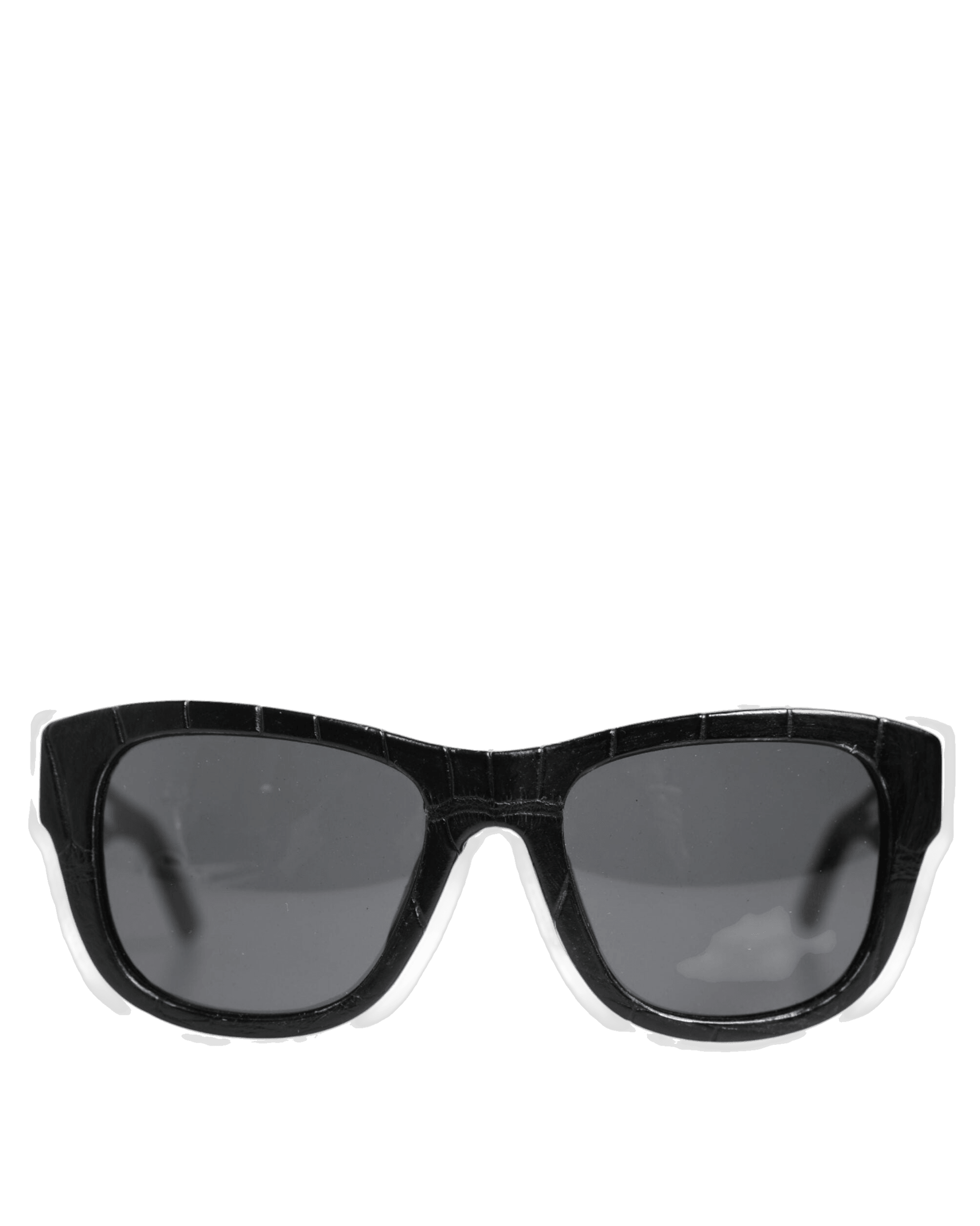 Dolce & Gabbana Black Leather Dg4177 Frame Tinted Lens Sunglasses Sunglasses
