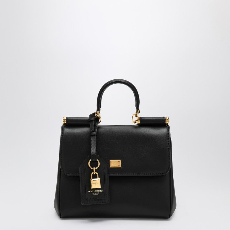 Dolce & Gabbana Black Leather Dolce&gabbana Shoulder Bag My Sicily Glam Steals