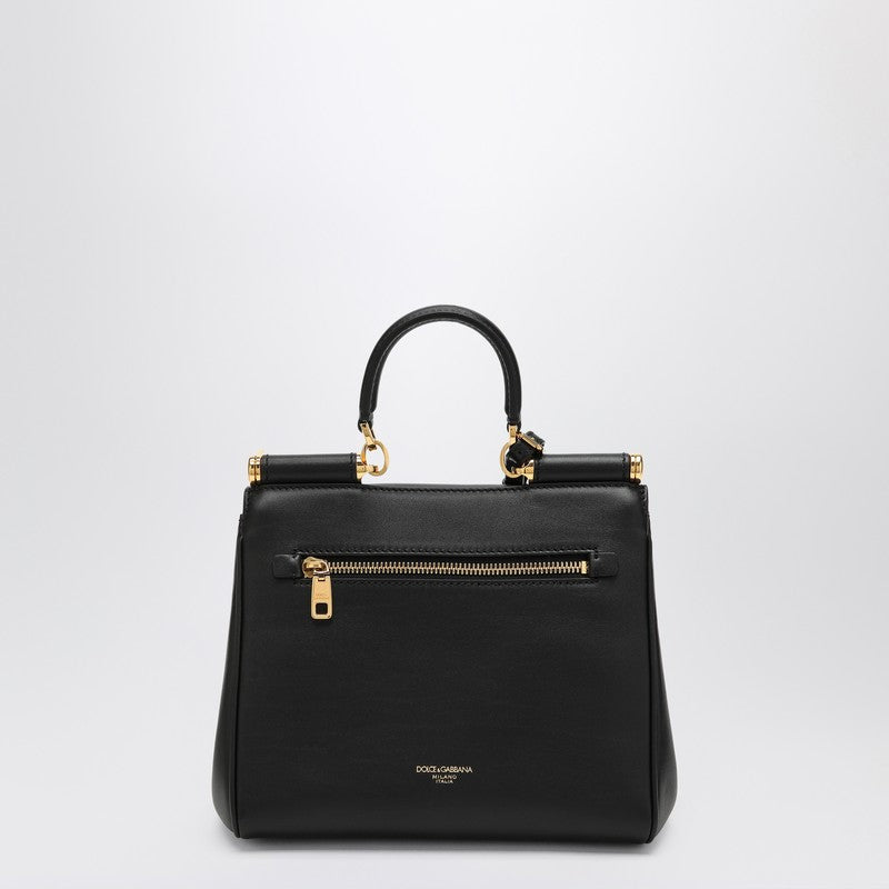 Dolce & Gabbana Black Leather Dolce&gabbana Shoulder Bag My Sicily Glam Steals