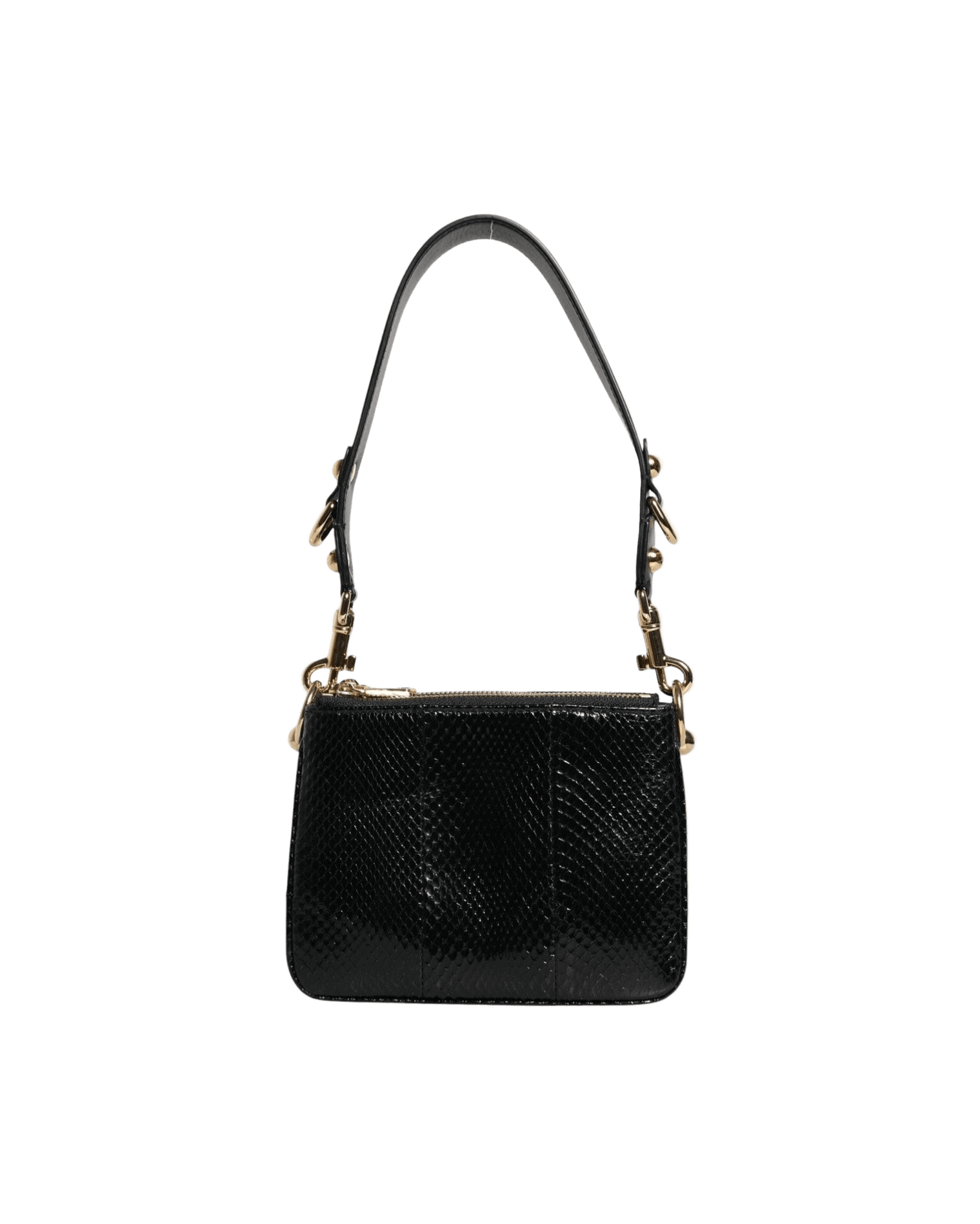 Dolce & Black Gabbana Leather Exotic Shoulder Sling Clutch Bag Glam Steals