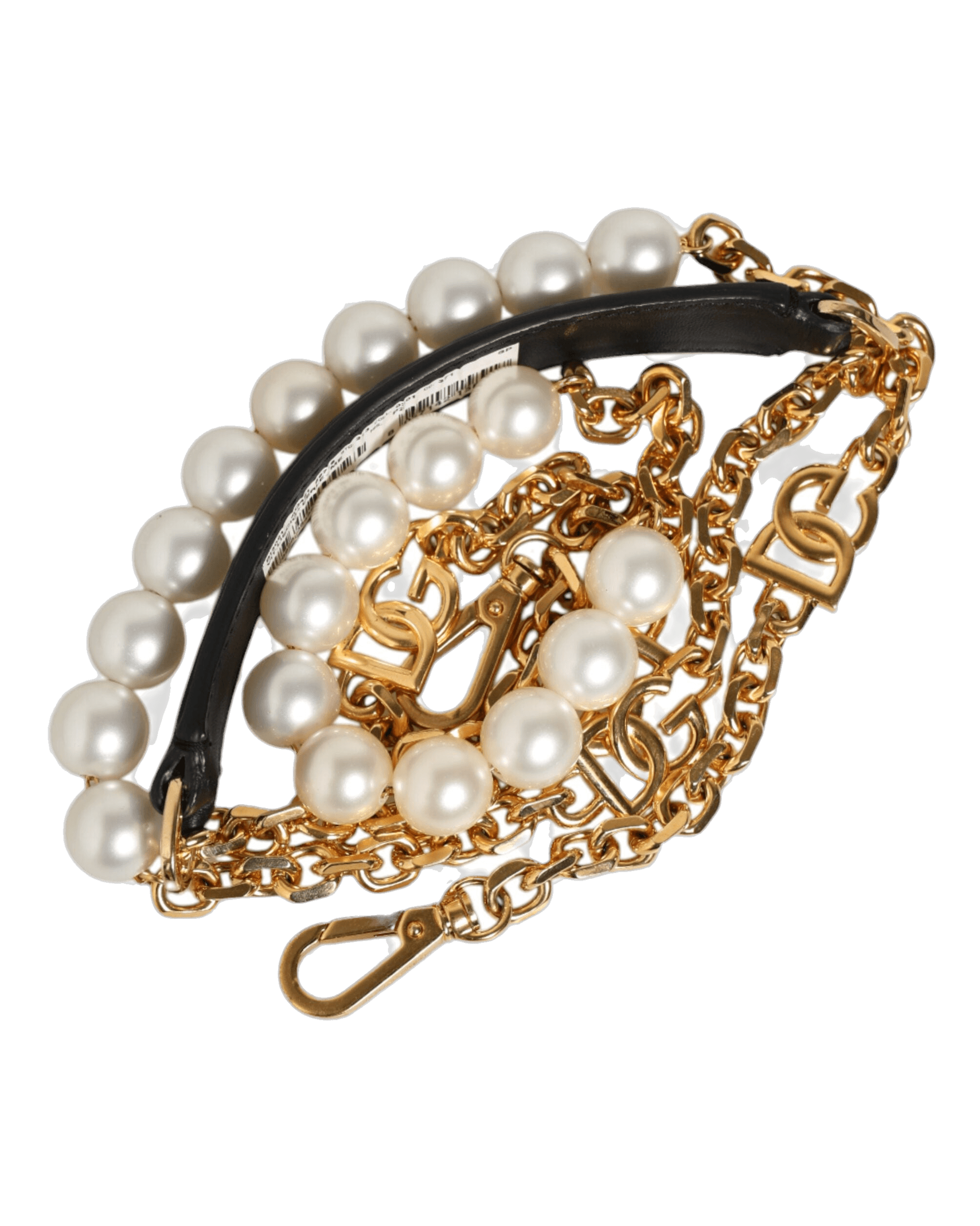 Dolce & Black Gabbana Leather Chain Bag Accessory Shoulder Strap Glam Steals