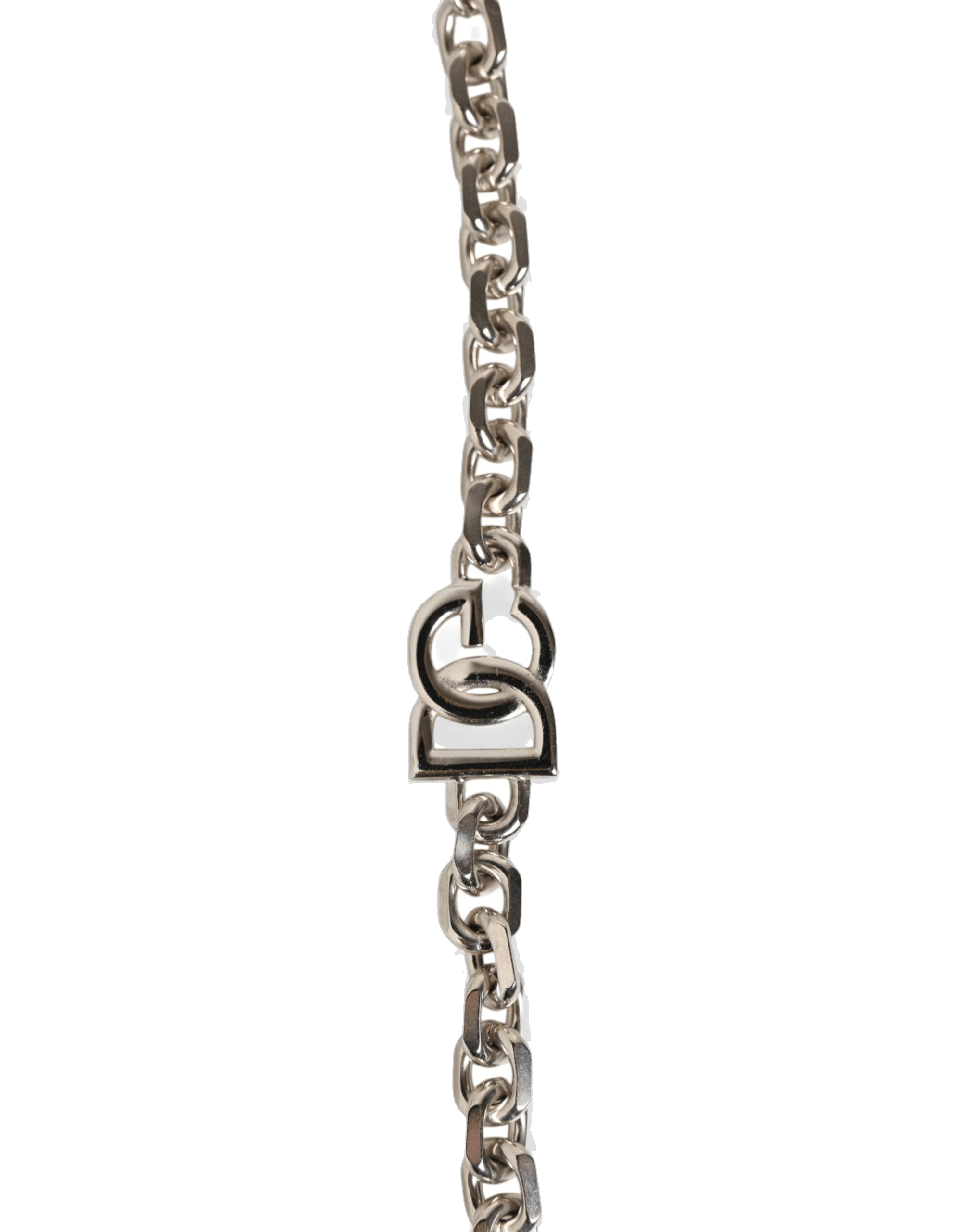 Dolce & Gabbana Black Leather Pearl Chain Bag Accessory Shoulder Strap Glam Steals