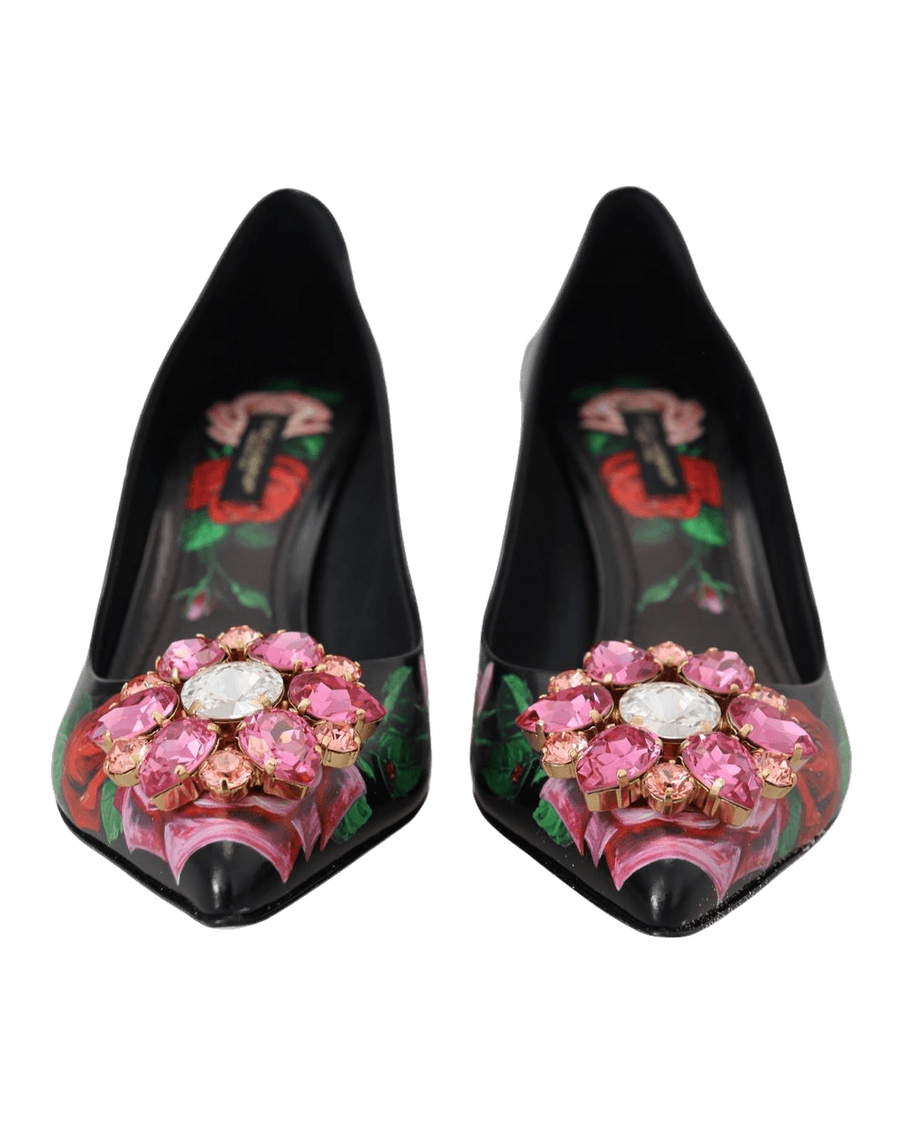 Dolce & Gabbana Black Leather Pump Glam Steals