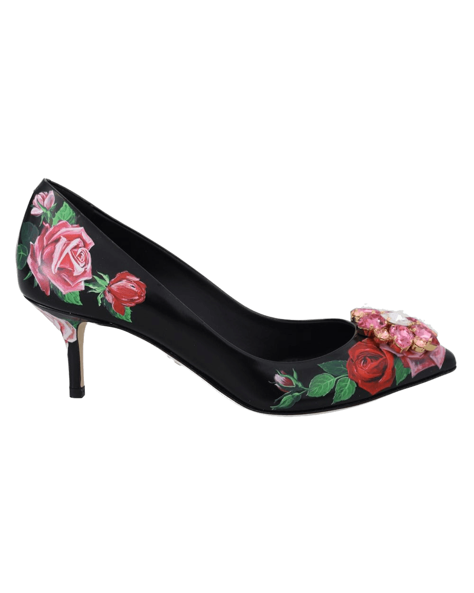 Dolce & Gabbana Black Leather Pump Glam Steals