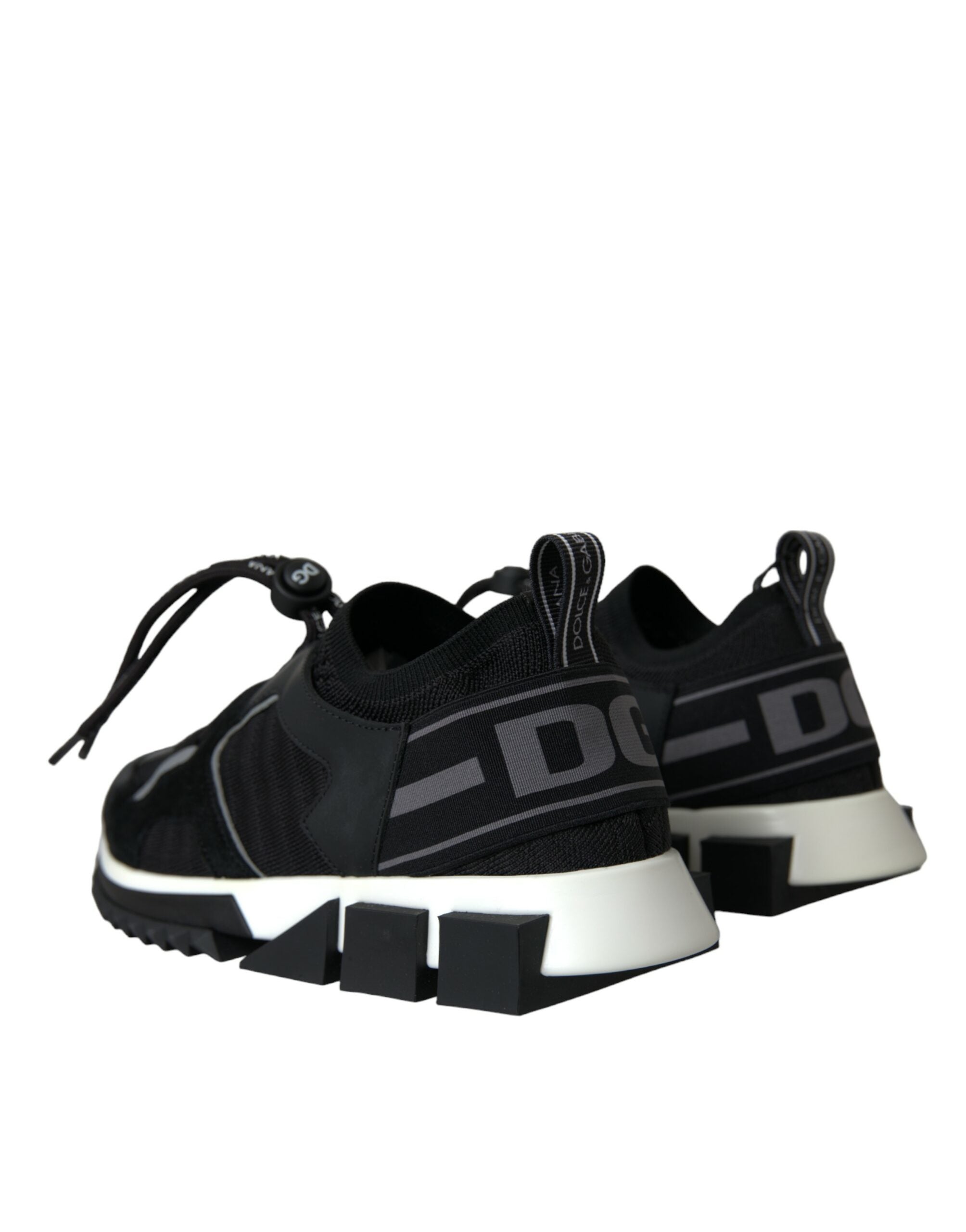 Dolce & Gabbana Black Mesh Sorrento Trekking Sneakers Shoes Glam Steals
