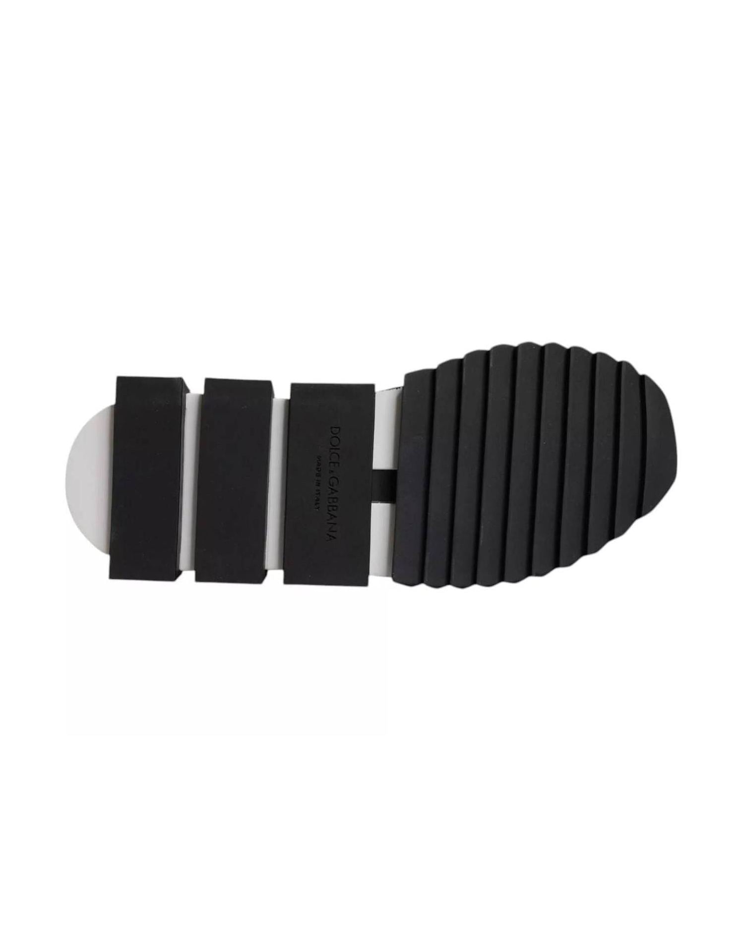 Dolce & Gabbana Black Mesh Sorrento Trekking Sneakers Shoes Glam Steals