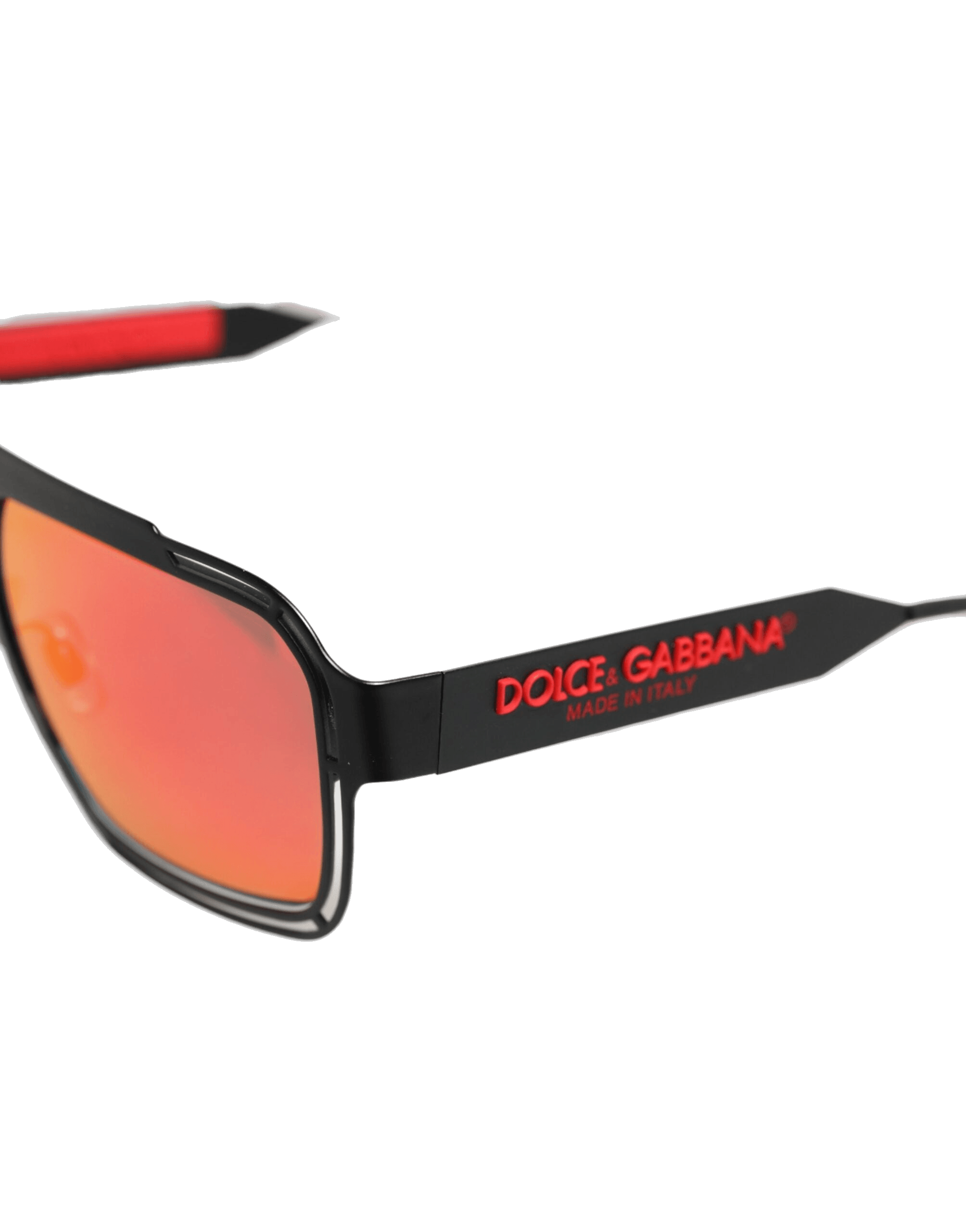 Dolce & Gabbana Black Metal Pilot Frame Shades Eyewear Sunglasses Glam Steals