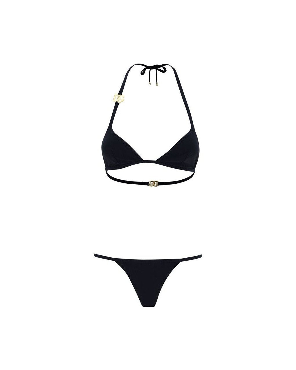 Dolce & Gabbana Black Nylon Bikini Glam Steals