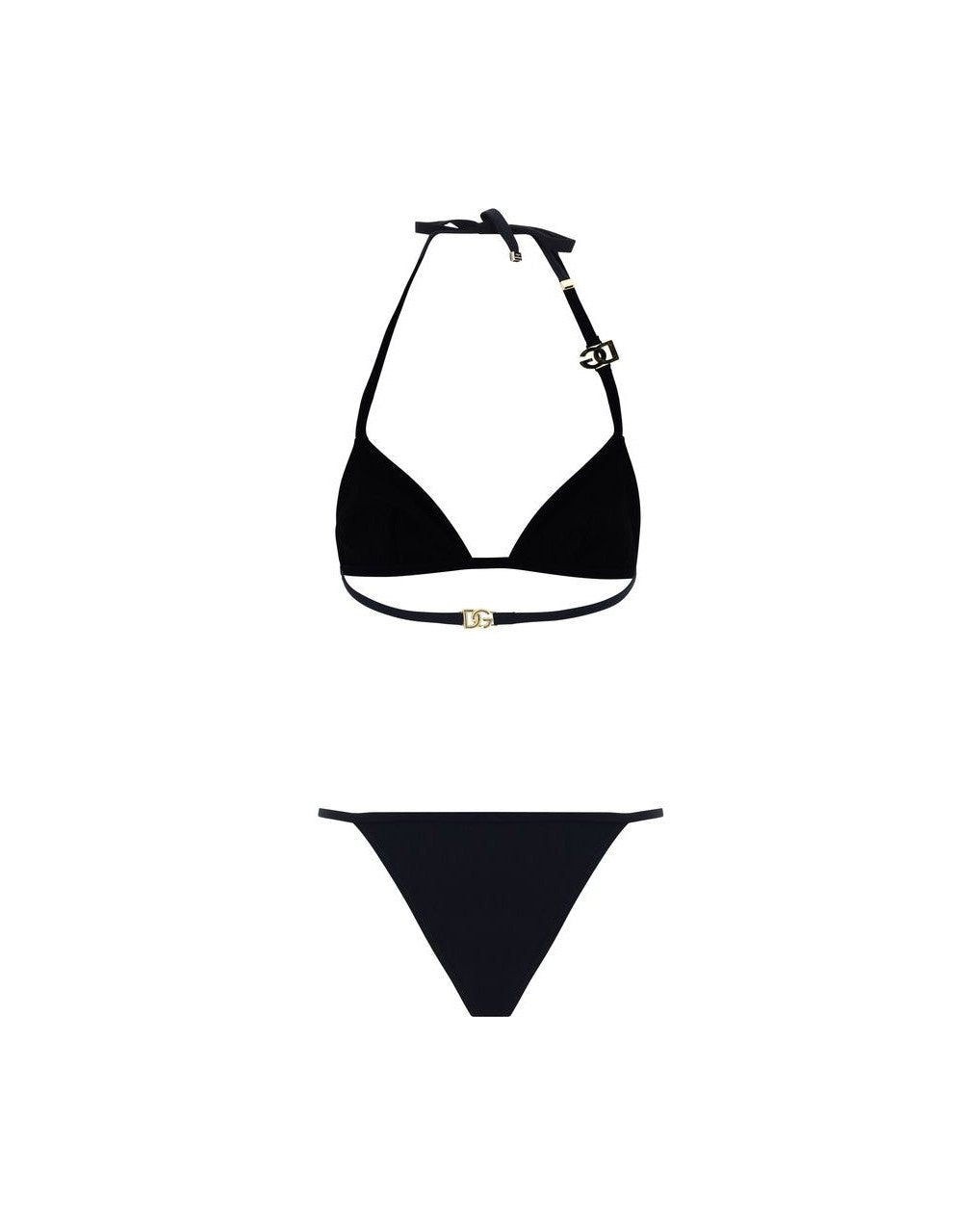 Dolce & Gabbana Black Nylon Bikini Glam Steals