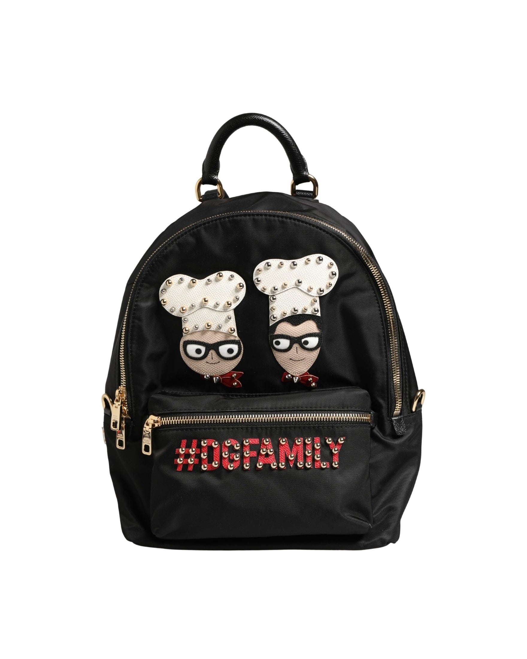 Dolce & Gabbana Black Nylon Vulcano Backpack Glam Steals