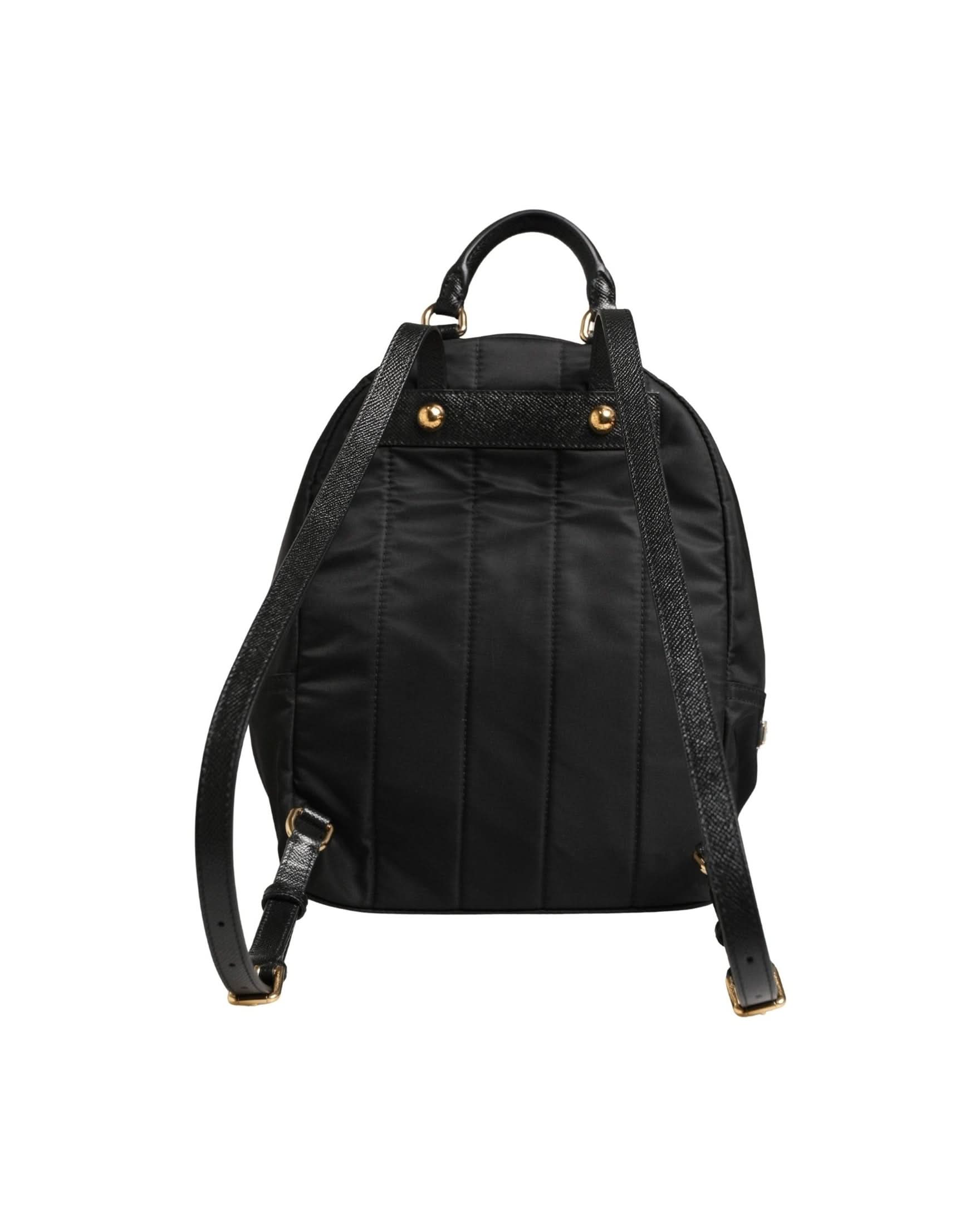 Dolce & Gabbana Black Nylon Vulcano Backpack