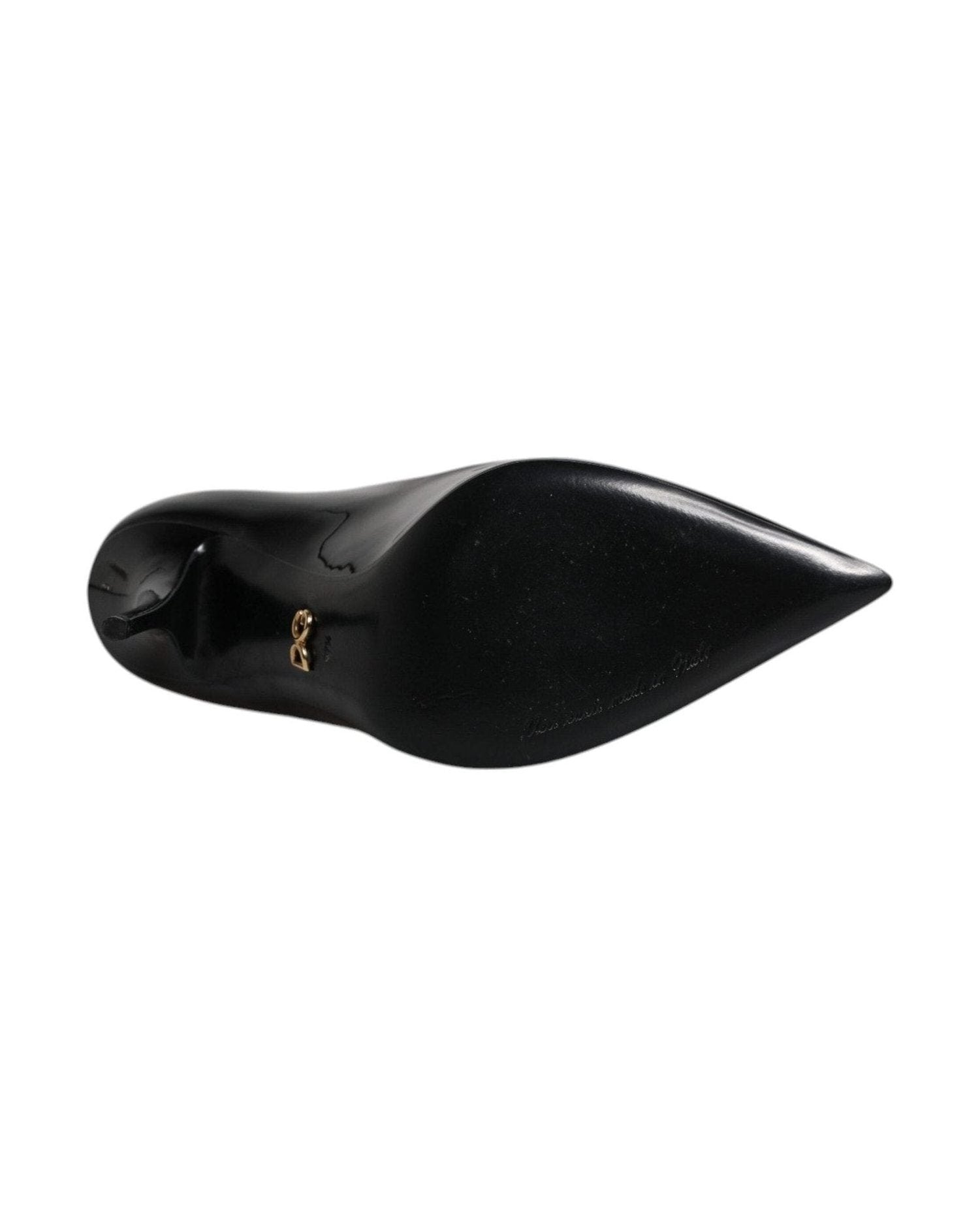 Dolce & Gabbana Black Patent Leather High Heels Pumps Shoes Glam Steals