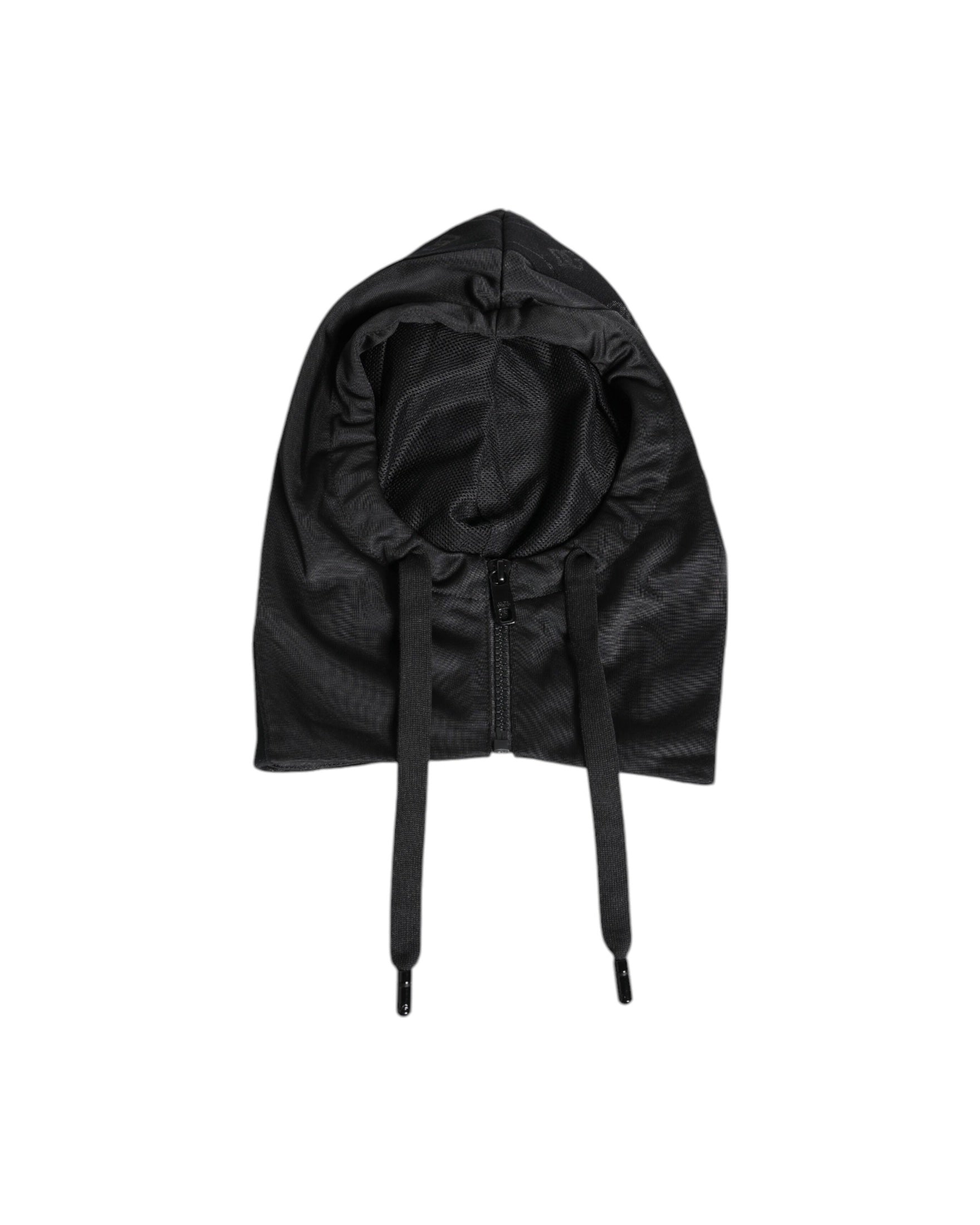 Dolce & Gabbana Black Polyester Whole Head Wrap Hat Glam Steals