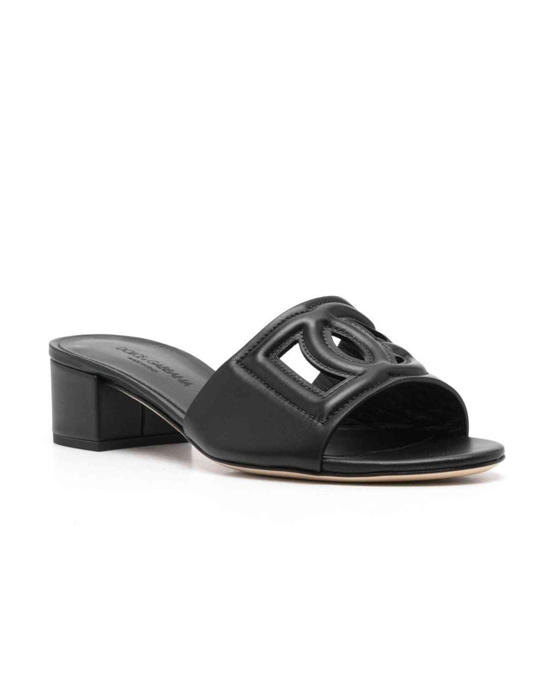 Dolce & Gabbana Black Sandals Glam Steals