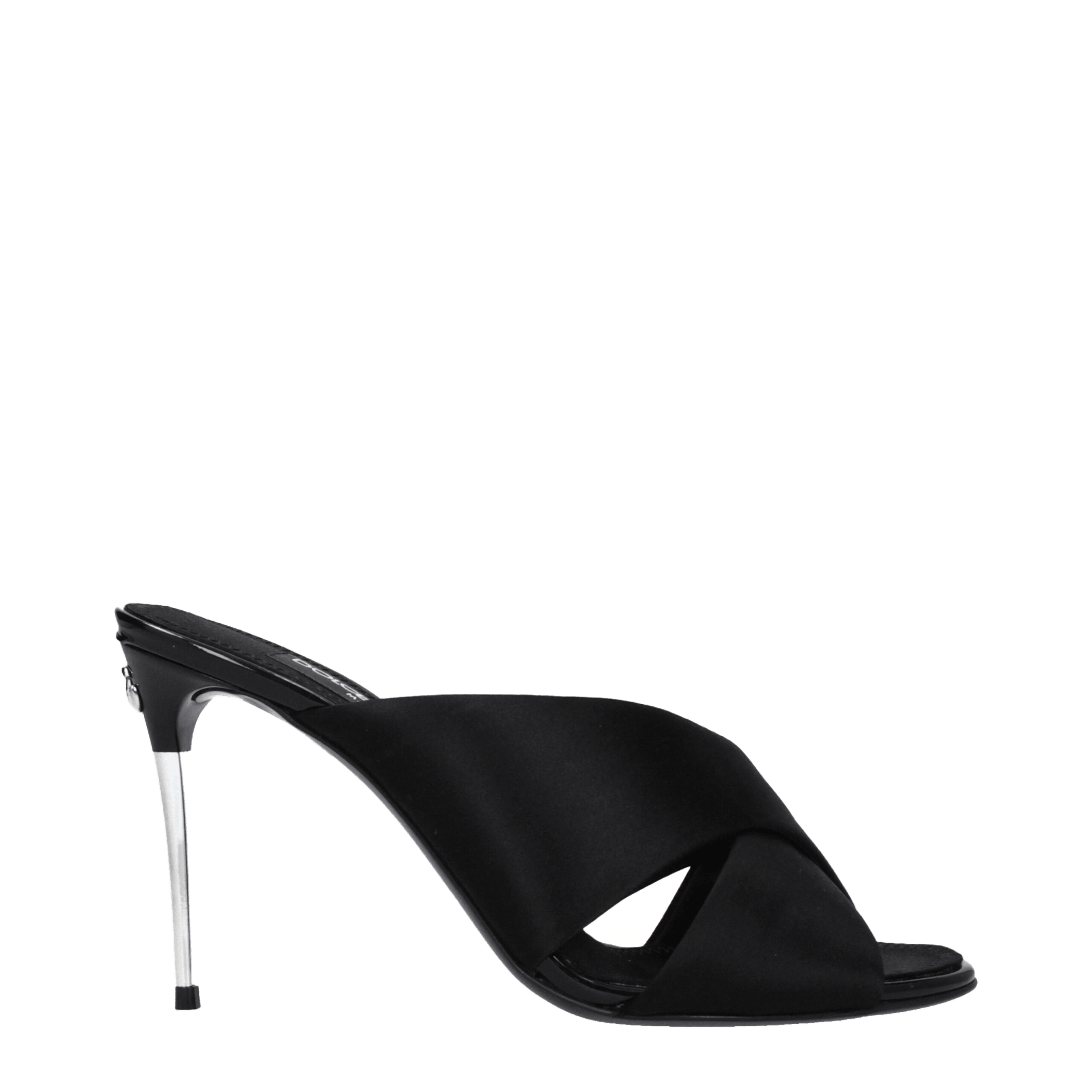 Dolce & Black Gabbana Satin And Stiletto Heels Sandals Glam Steals