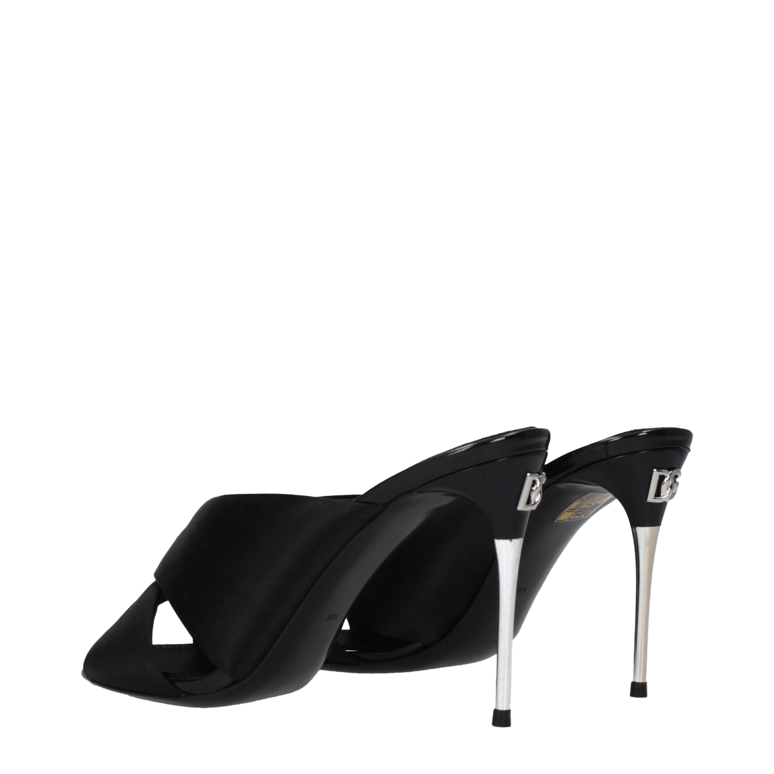 Dolce & Black Gabbana Satin And Stiletto Heels Sandals Glam Steals