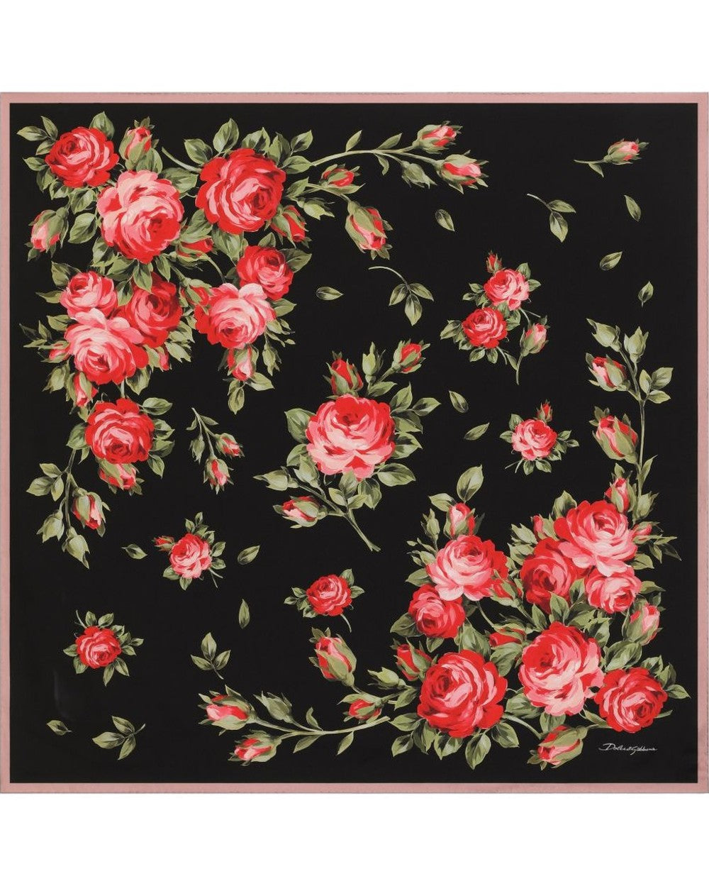 Dolce & Gabbana Black Scarf Scarves & Shawls