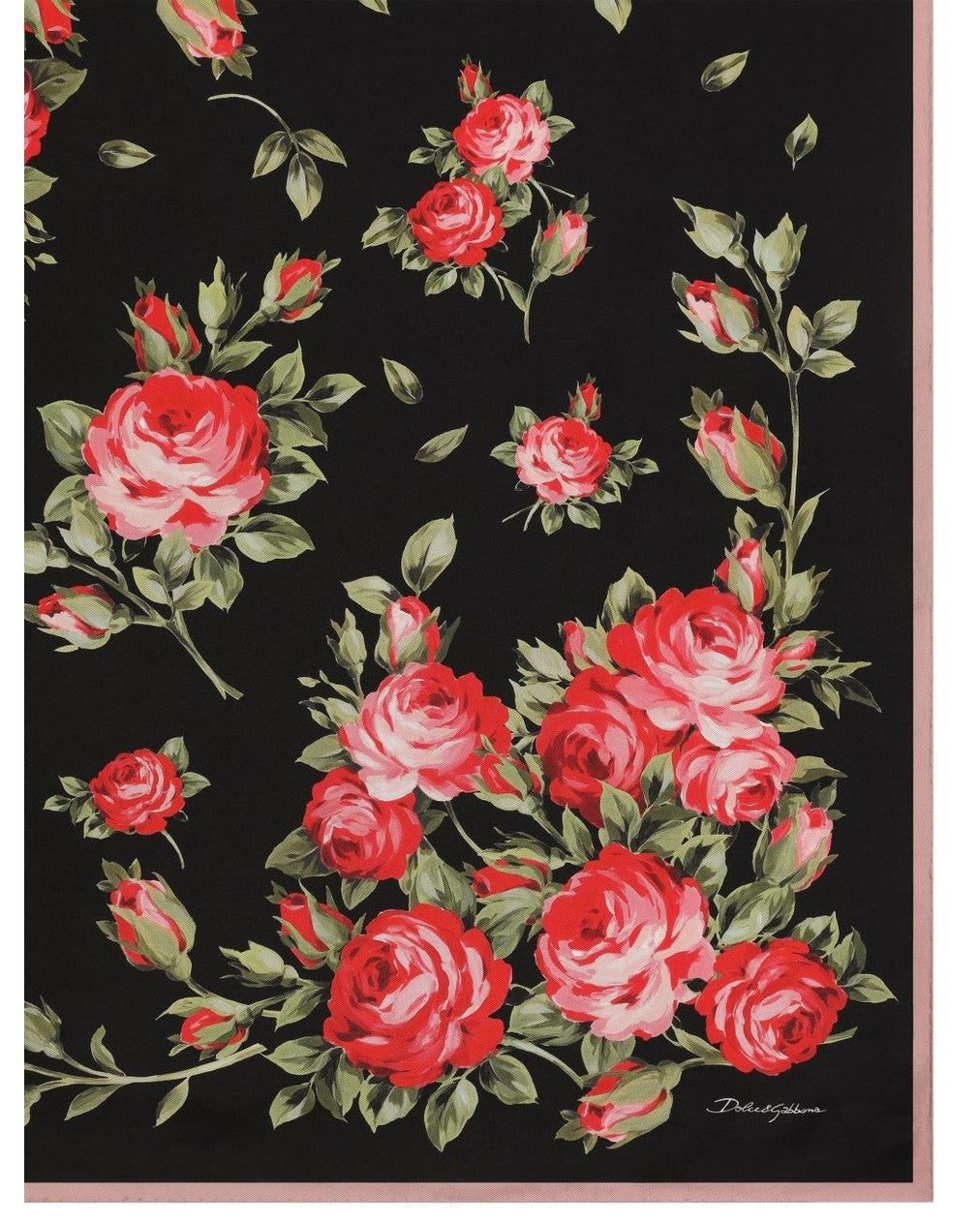 Dolce & Gabbana Black Scarf Scarves & Shawls