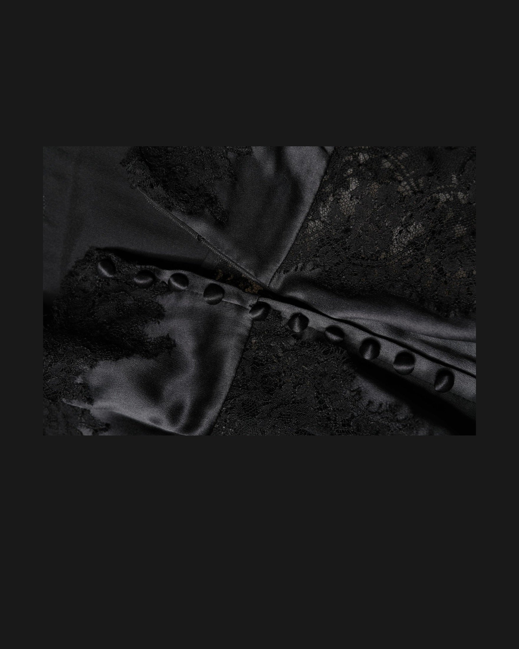 Dolce & Gabbana Black Silk Lace Trim Lingerie Camisole Glam Steals