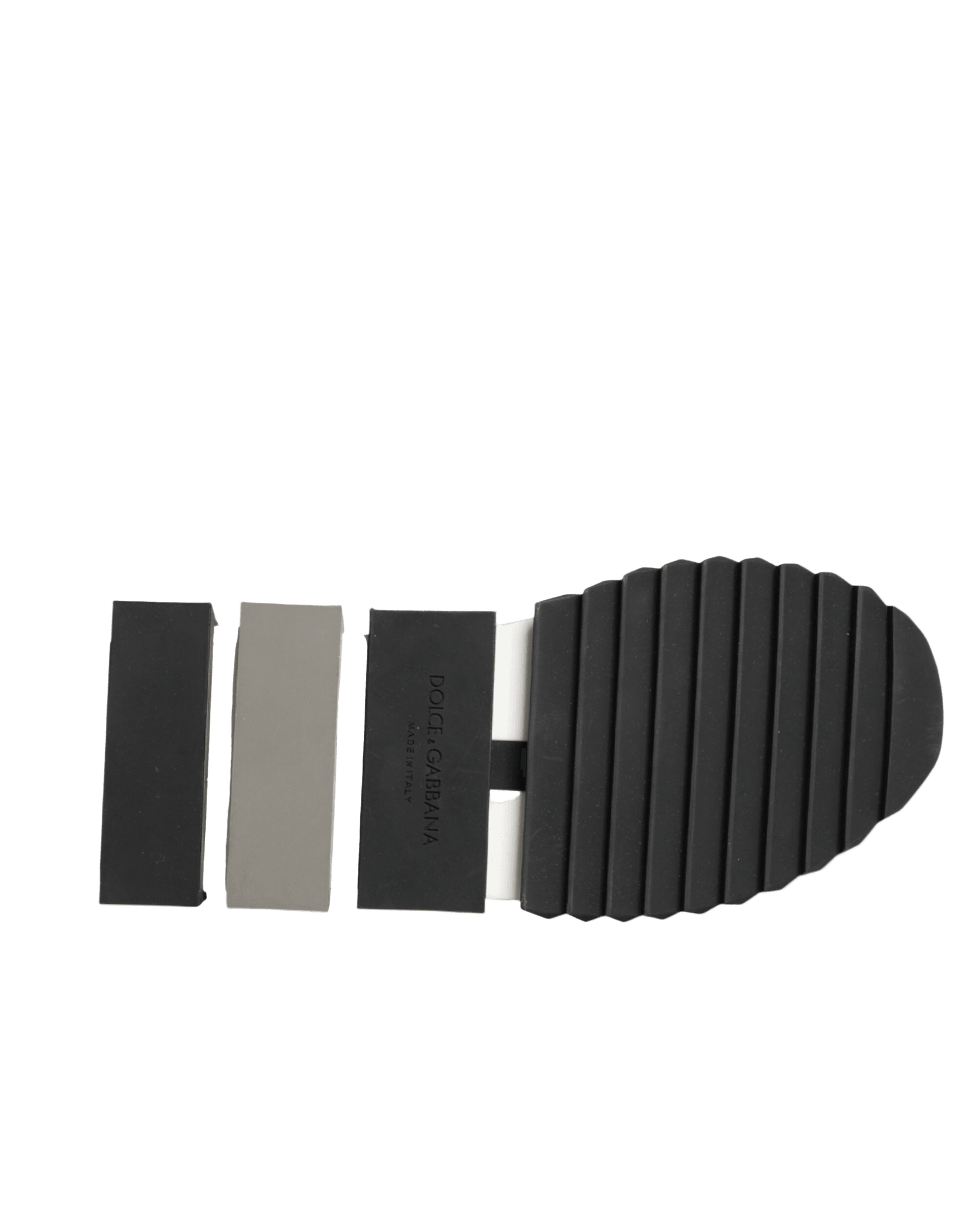 Dolce & Gabbana Black Silver Slip On Sorrento Sneakers Shoes Sneakers