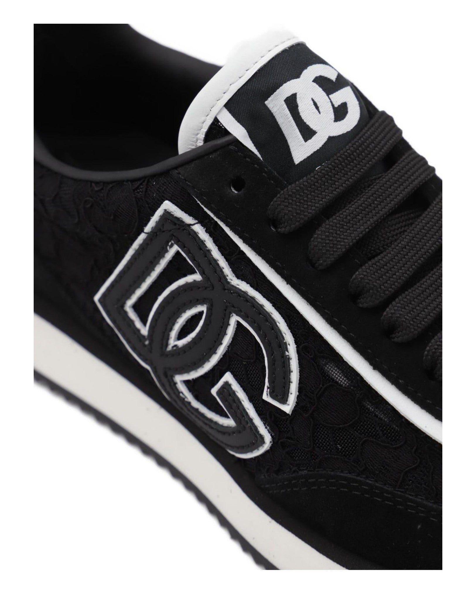 Dolce & Gabbana Black Sneakers Glam Steals