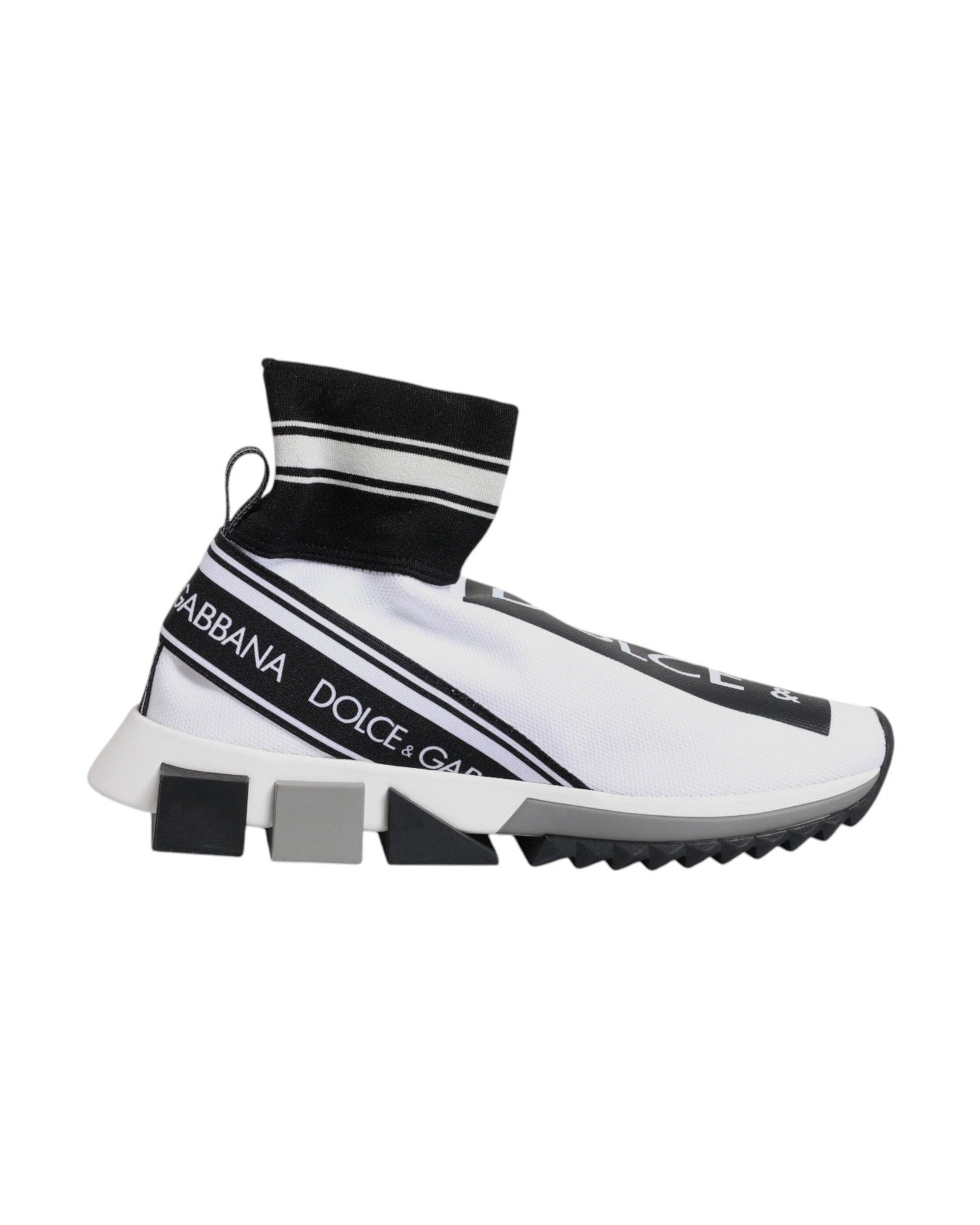 Dolce & Gabbana Sorrento Socks Sneakers Black Shoes Glam Steals