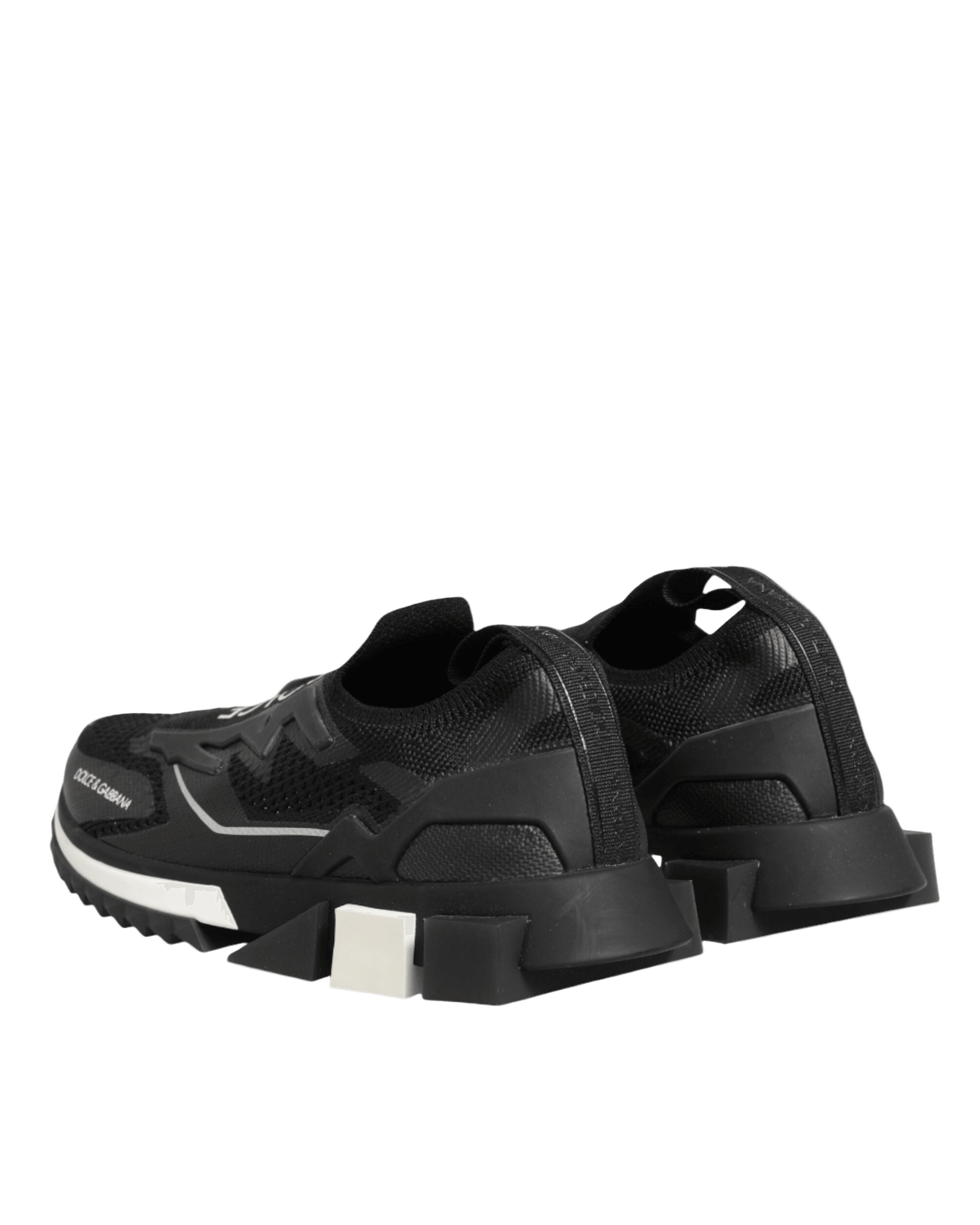 Dolce & Gabbana Black Sorrento Sport Stretch Sneakers Shoes Glam Steals