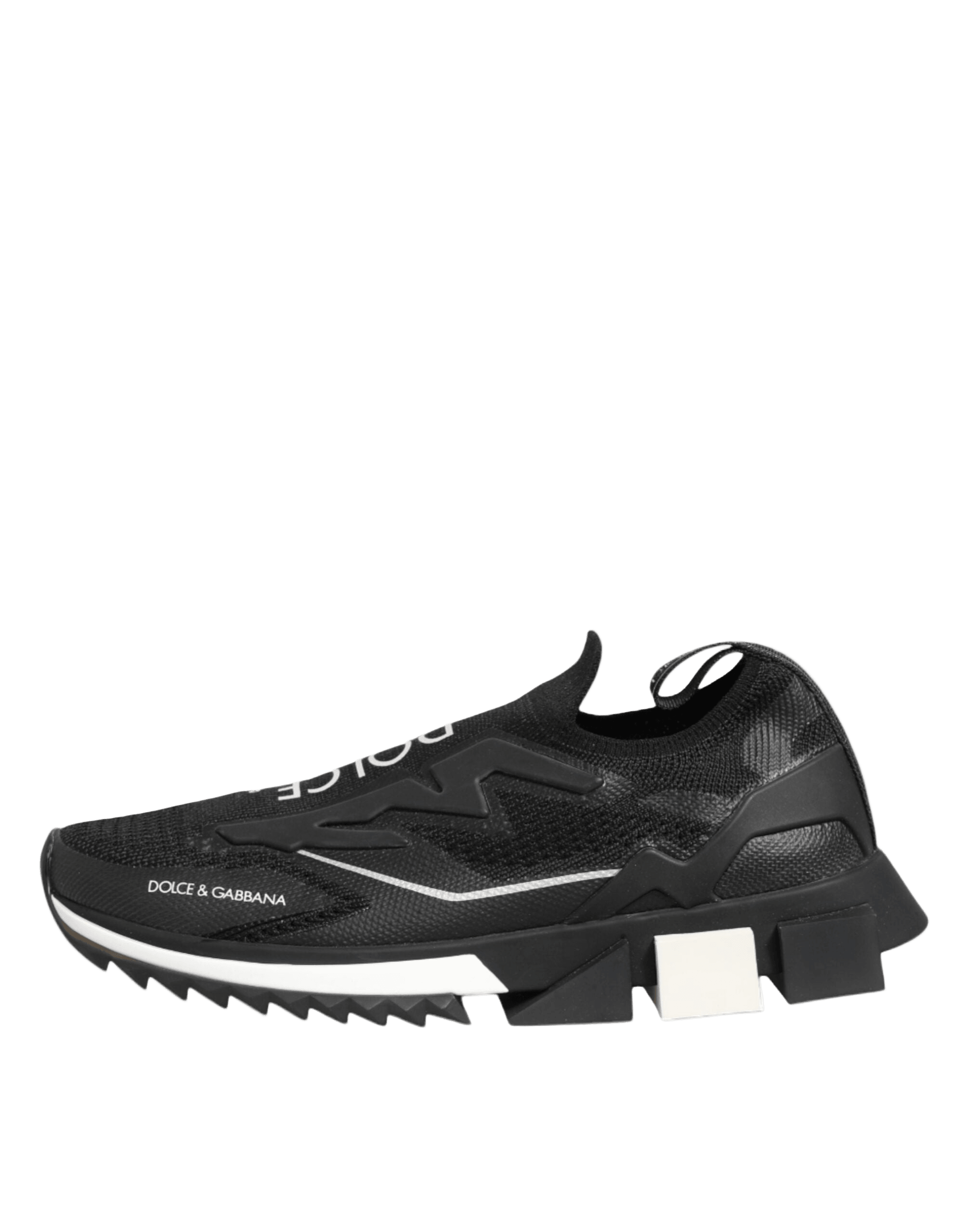Dolce & Gabbana Black Sorrento Sport Stretch Sneakers Shoes Glam Steals