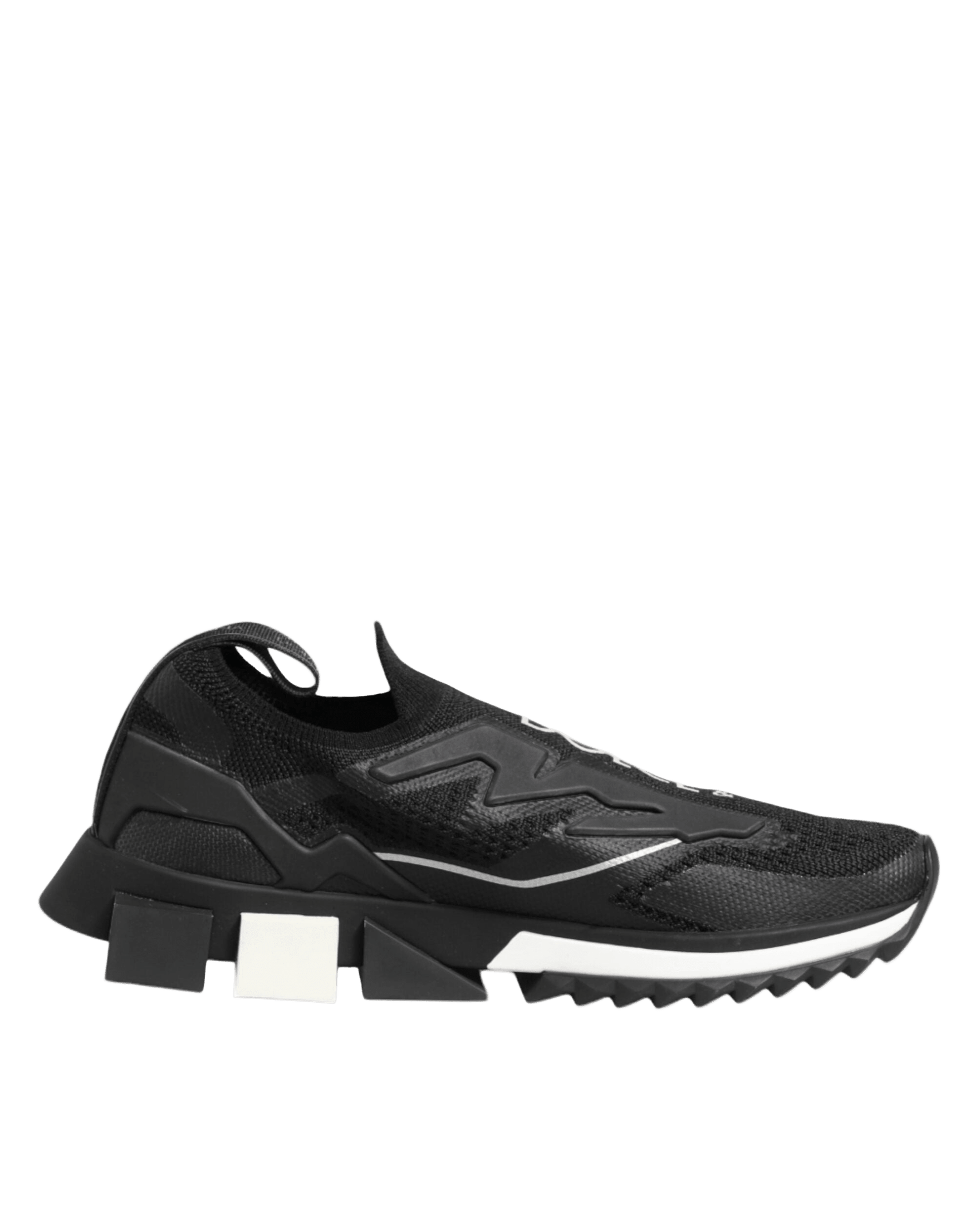 Dolce & Gabbana Black Sorrento Sport Stretch Sneakers Shoes Sneakers