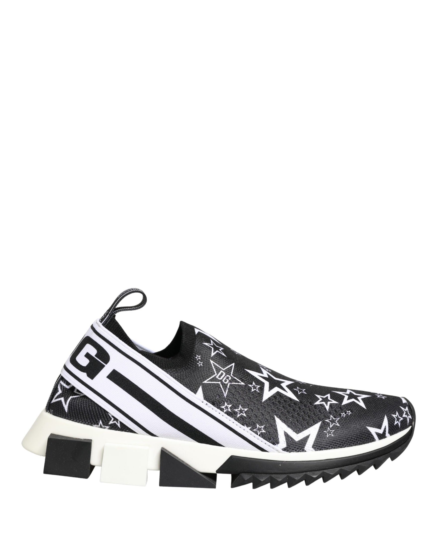 Dolce & Gabbana Black Stars Logo Sorrento Sneakers Shoes Glam Steals