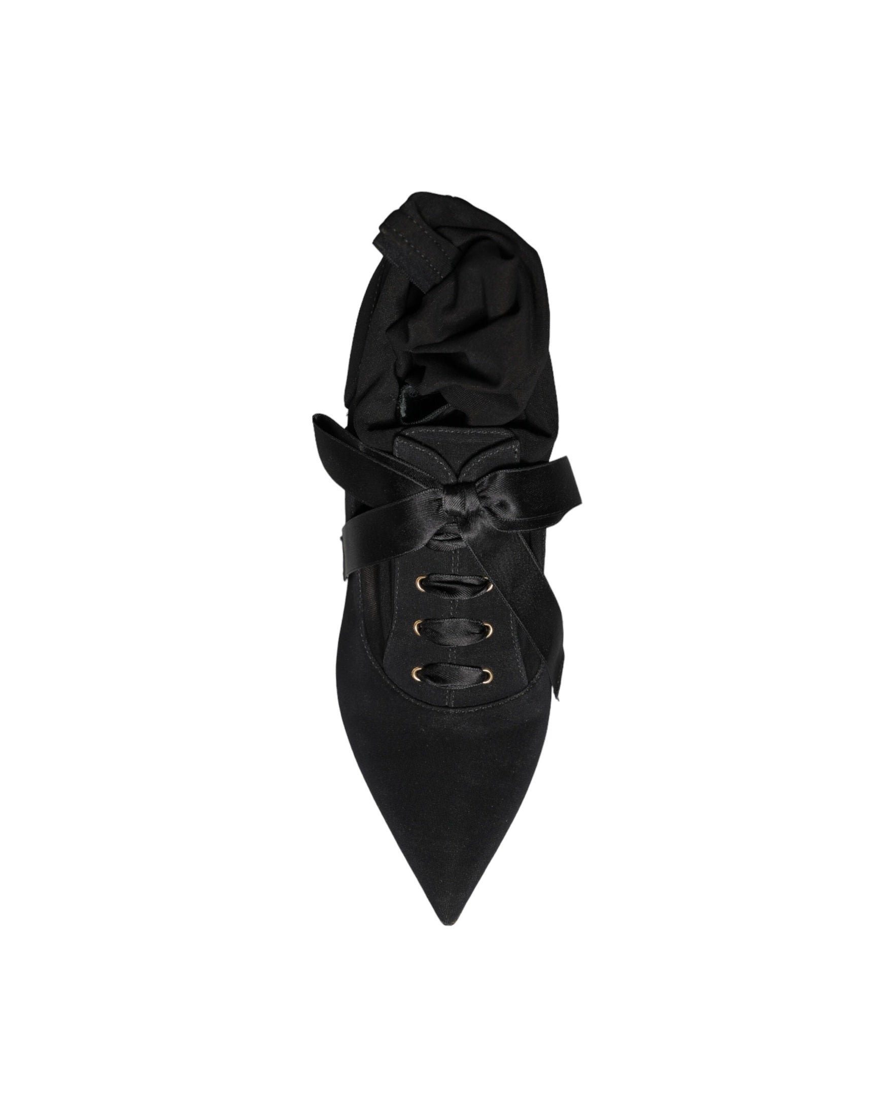 Dolce & Gabbana Black Stiletto Heels Mid Calf Boots Shoes Glam Steals