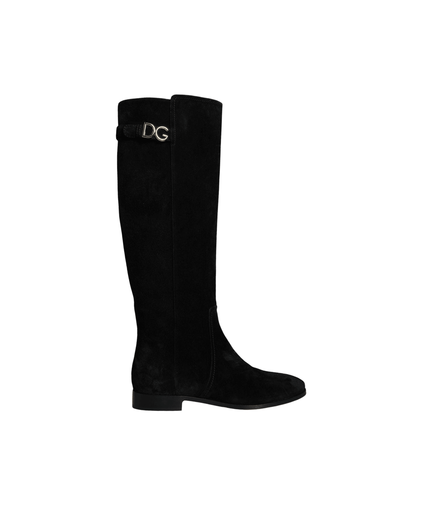 Dolce & Black Gabbana Suede Leather Knee High Boots Shoes Glam Steals