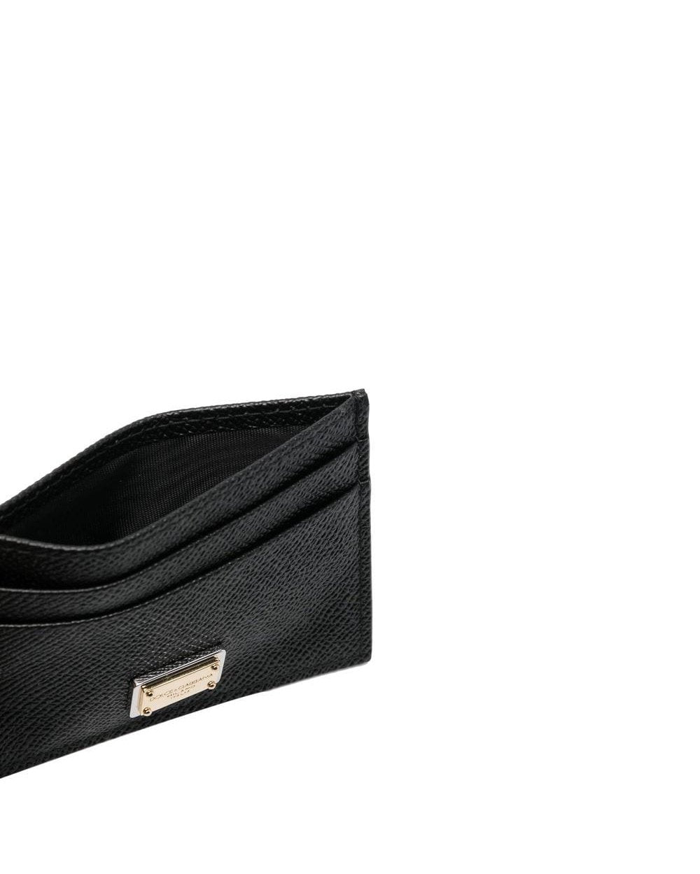 Dolce & Gabbana Black Wallet Card Cases
