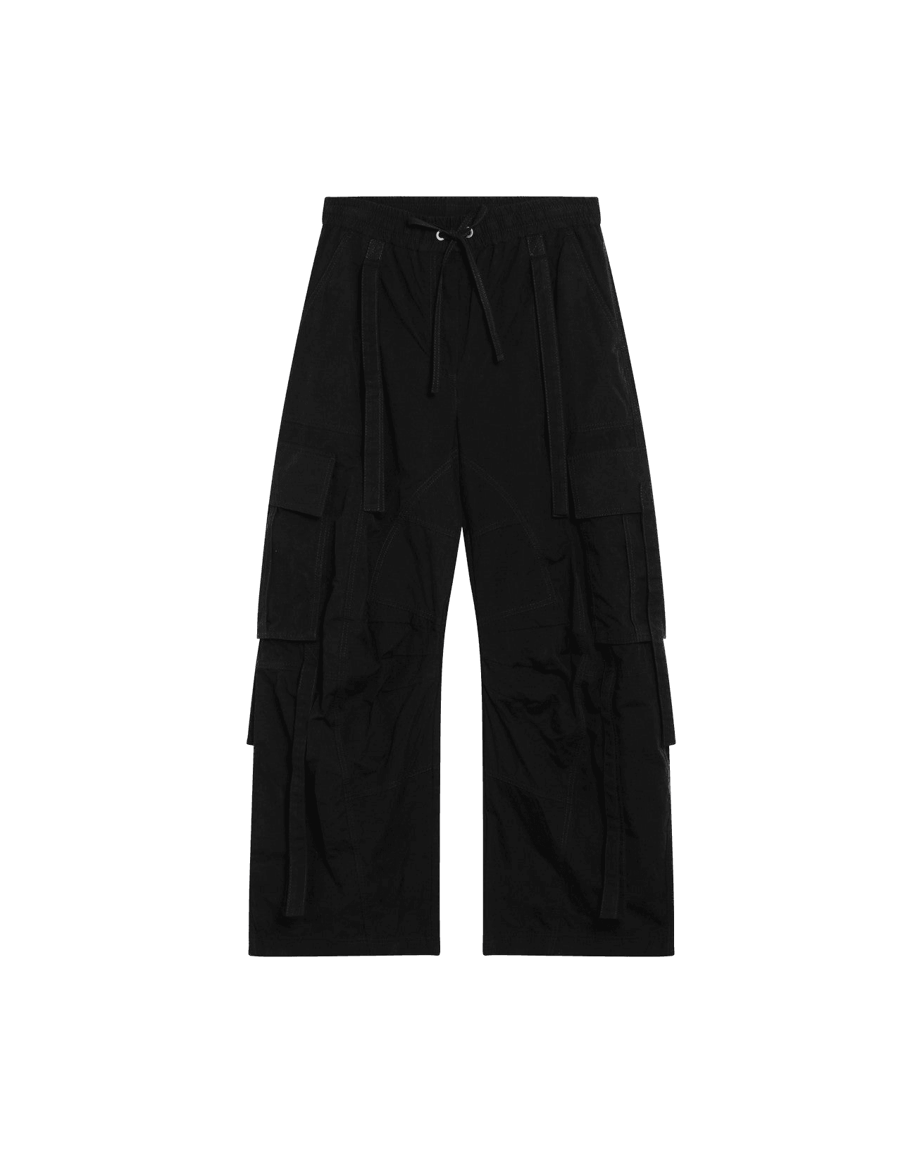 Dolce & Gabbana Black Waxed Faille Cargo Trouser Glam Steals